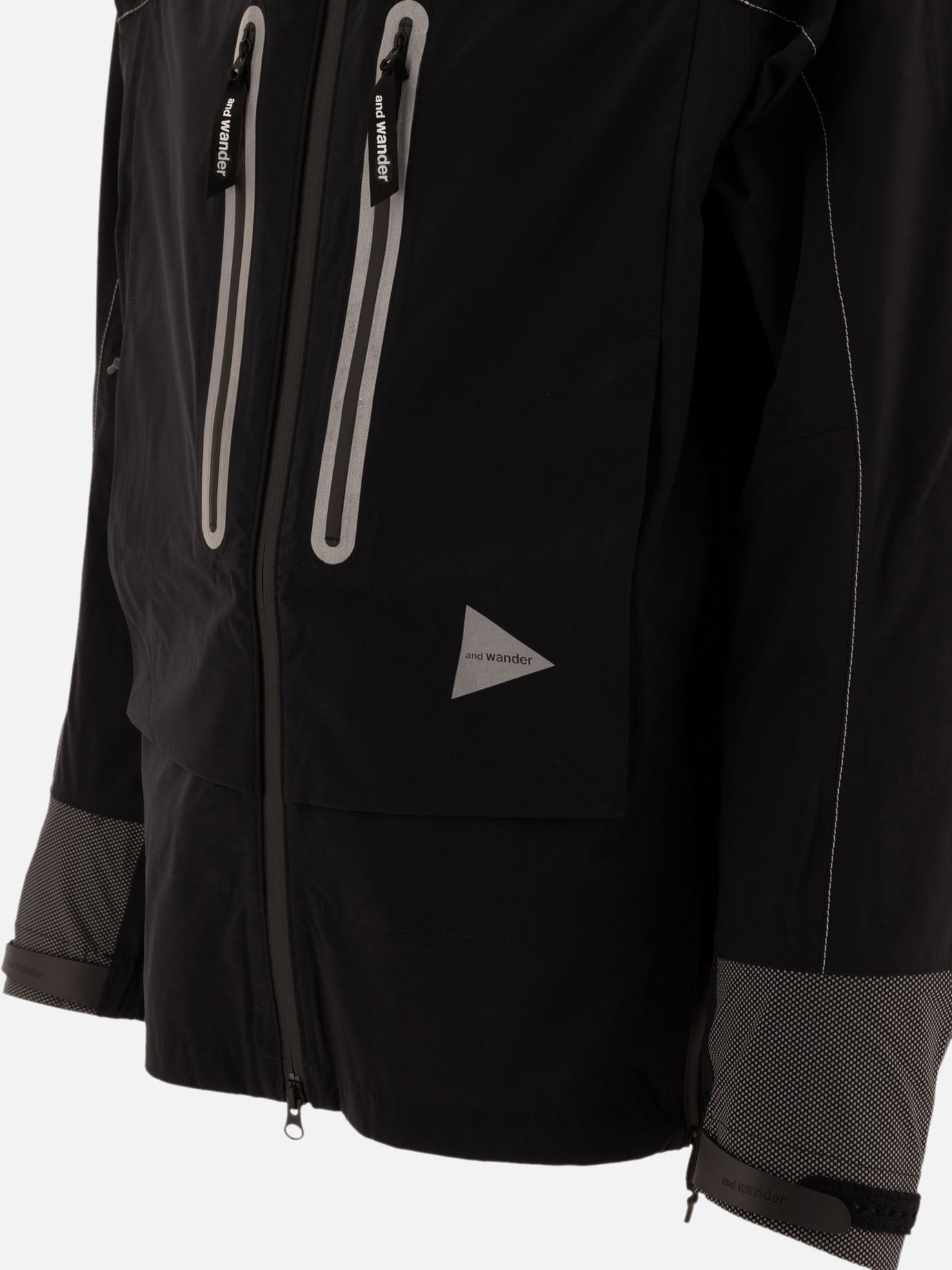 Technical jackets Solid colour  Black - and Wander Men | PDP | VIETTI Online Store | thumbnail_4