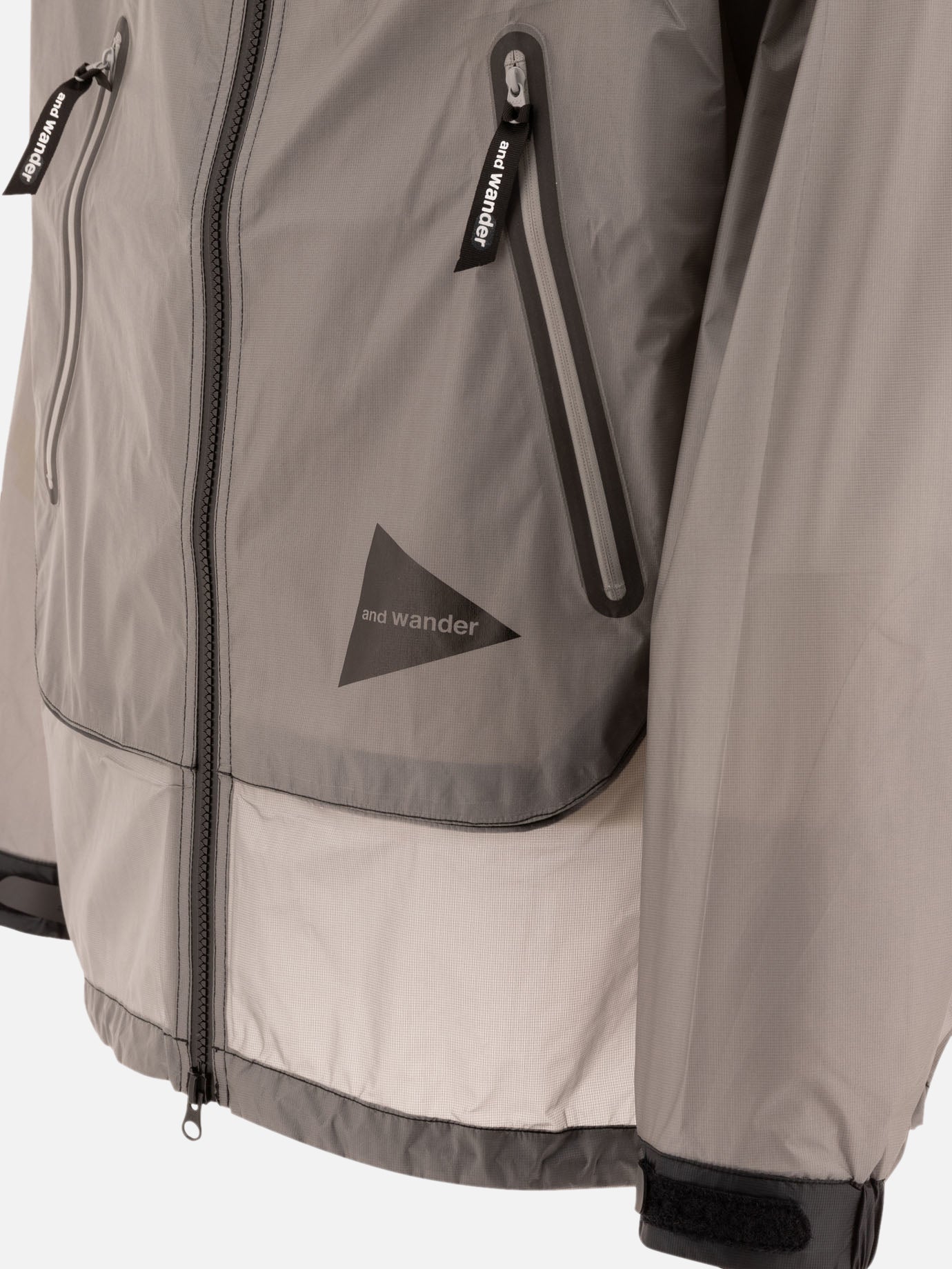 Technical jackets Solid colour  Grey - and Wander Men | PDP | VIETTI Online Store | Zoom-Modal_4
