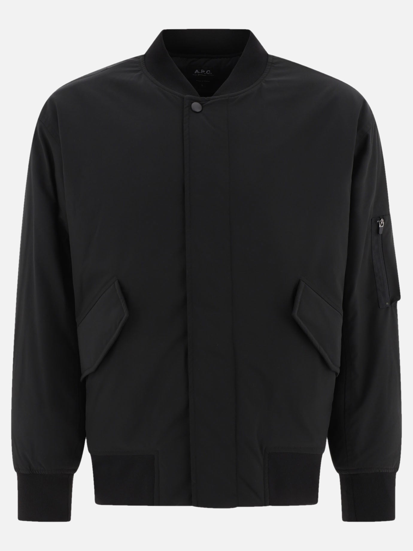 Bomber jackets Solid colour  Black - A.P.C. Men | PDP | VIETTI Online Store | thumbnail