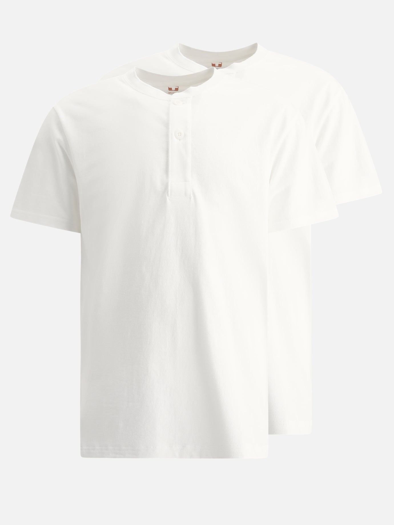T-shirt serafino Solid colour  Bianco - Beams Plus Uomo | PDP | VIETTI Online Store | Zoom-Modal_5
