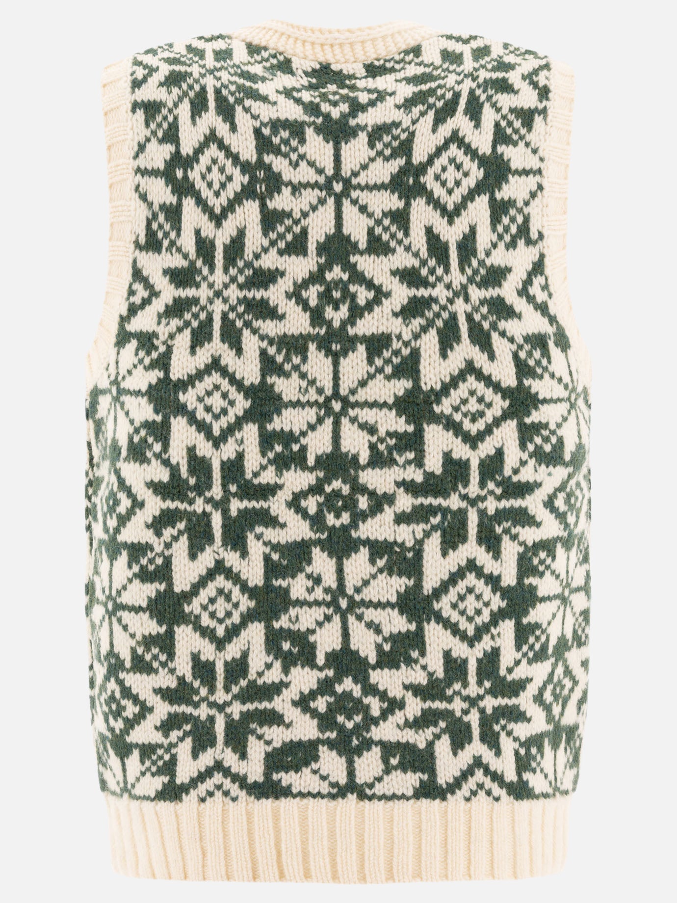 Gilet Textured knit  Verde - Beams Plus Uomo | PDP | VIETTI Online Store | Zoom-Modal_2

