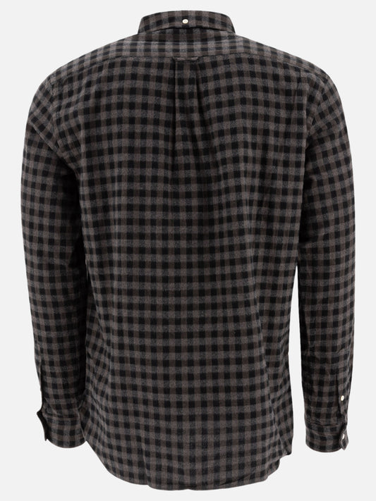 Beams Plus "BD Gingham Check Shaggy" Shirt 19817376_S Grey 2
