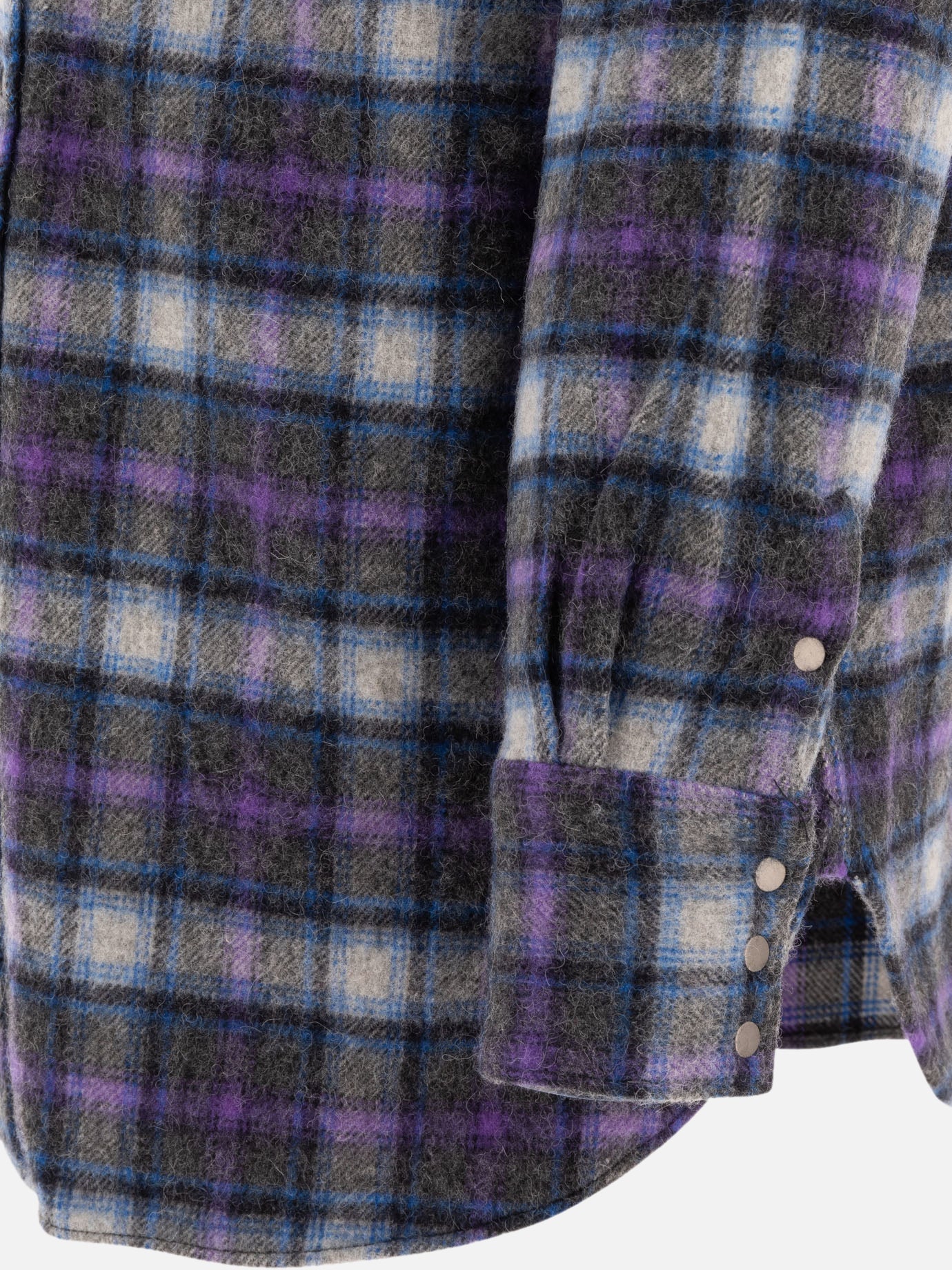 Camicie casual Check  Viola - Beams Plus Uomo | PDP | VIETTI Online Store | Zoom-Modal_4
