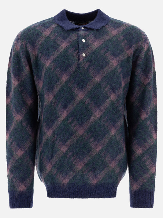 Beams Plus Polo in maglia Shaggy 16475720_S Blue 1