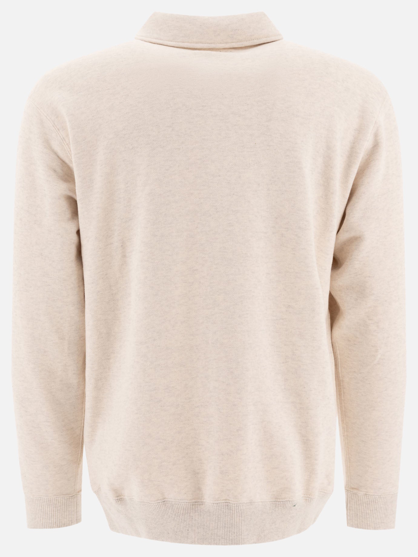 Felpe con mezza zip Solid colour  Grigio - Beams Plus Uomo | PDP | VIETTI Online Store | thumbnail_2