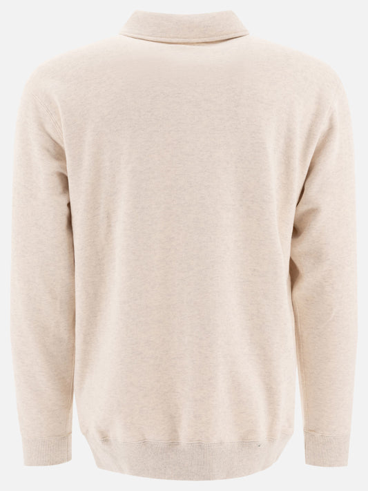 Beams Plus Half zipper sweatshirt 19025887_S Grey 2