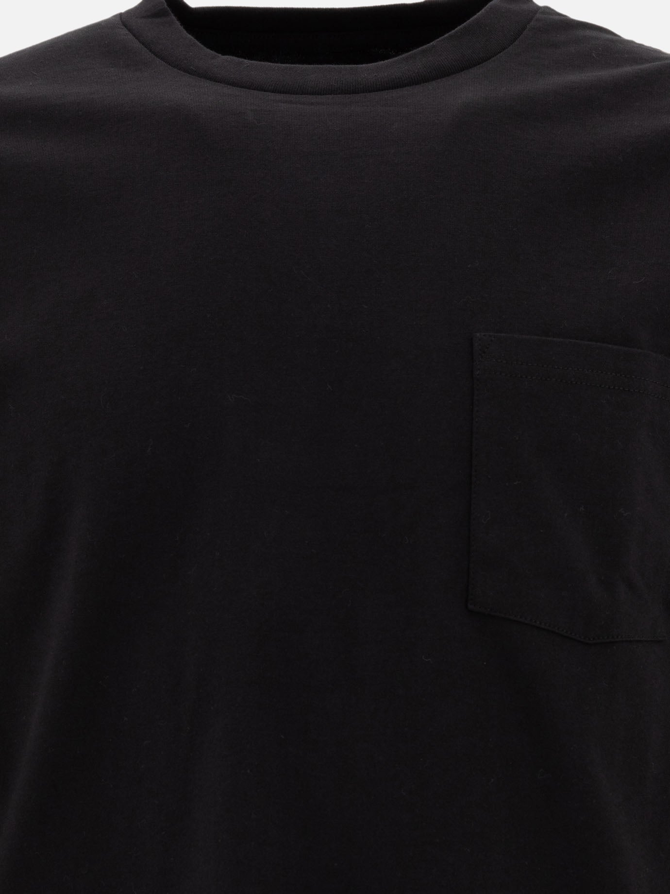 T-shirt girocollo Solid colour  Nero - Beams Plus Uomo | PDP | VIETTI Online Store | thumbnail_3