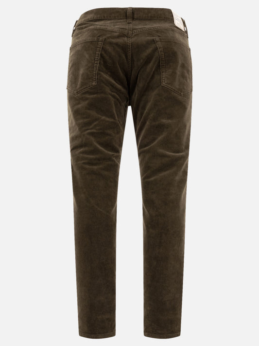 Beams Plus Corduroy trousers 13901608_S Green 2