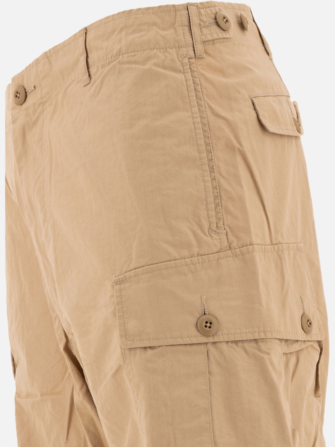 Cargo & parachute trousers Solid colour  Beige - Beams Plus Men | PDP | VIETTI Online Store | Zoom-Modal_4

