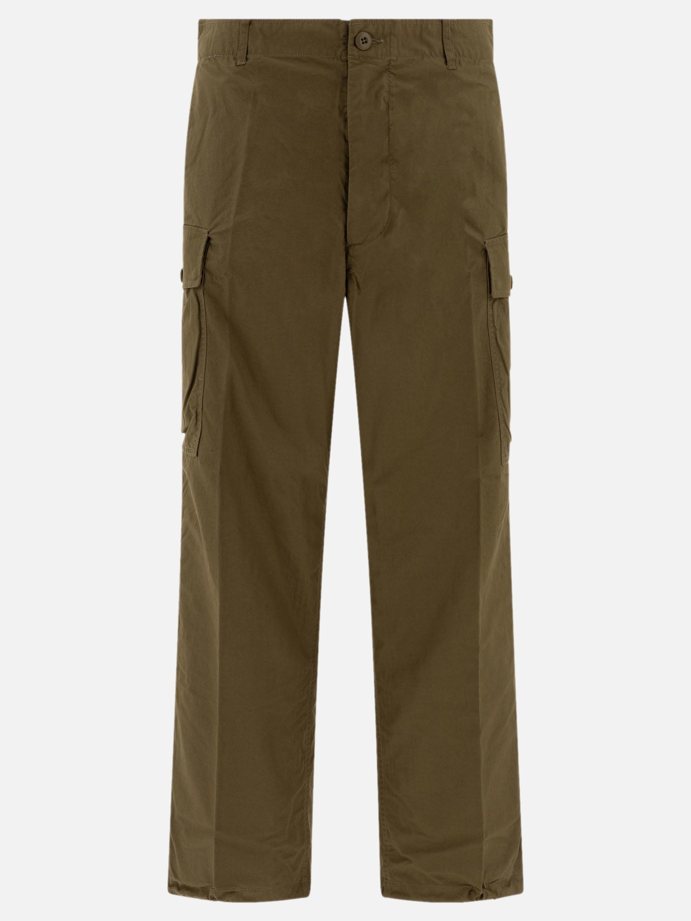 Pantaloni cargo & parachute Solid colour  Verde - Beams Plus Uomo | PDP | VIETTI Online Store | thumbnail