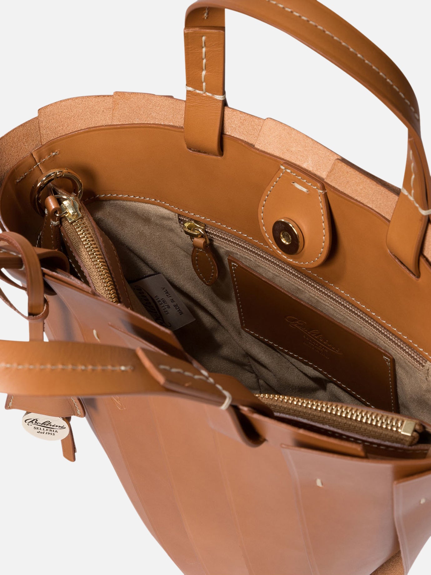 Medium bags 100% leather  Beige - Boldrini Selleria Women | PDP | VIETTI Online Store | thumbnail_5