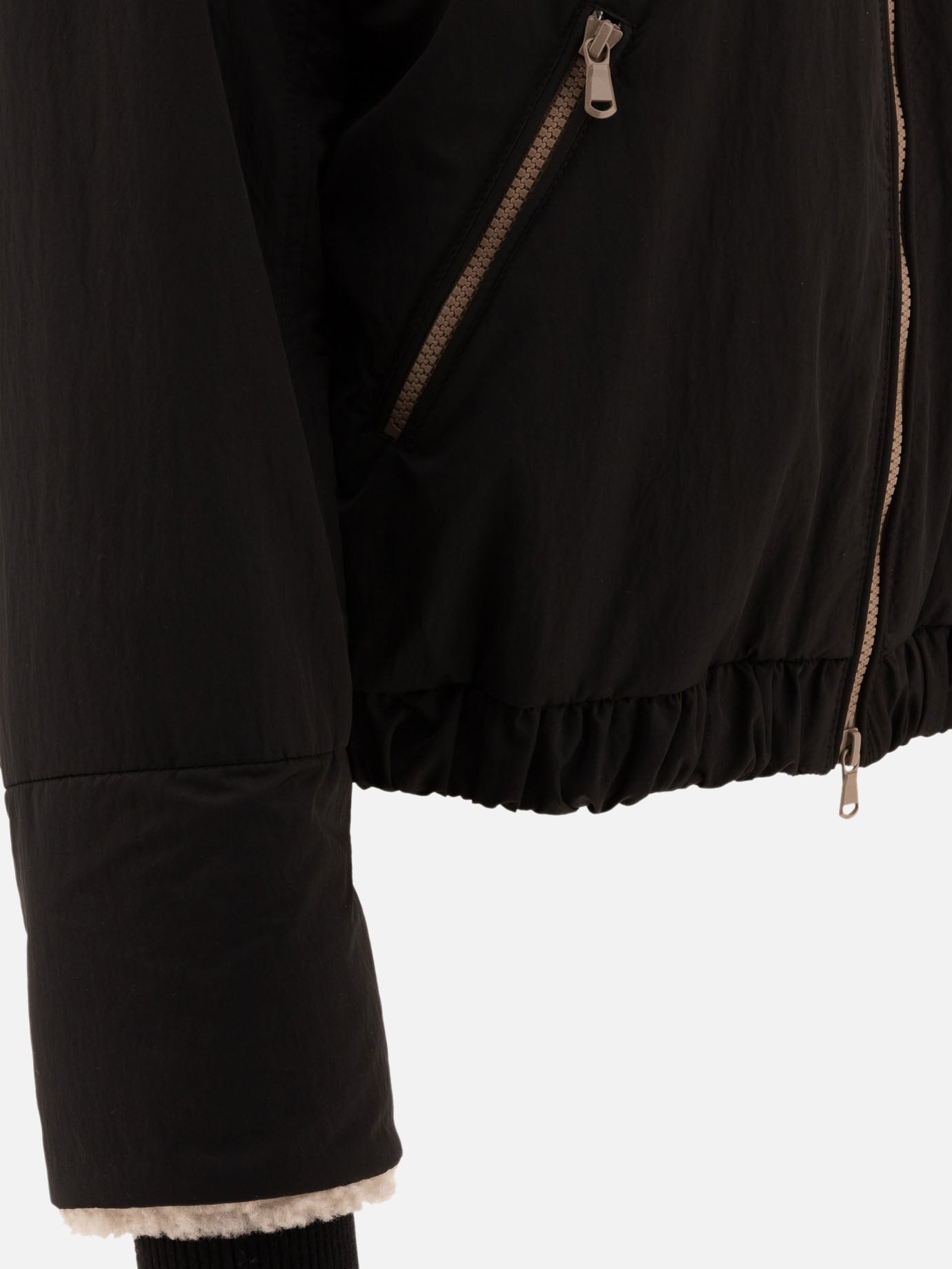Down jackets Solid colour  Black - Brunello Cucinelli Women | PDP | VIETTI Online Store | thumbnail_4