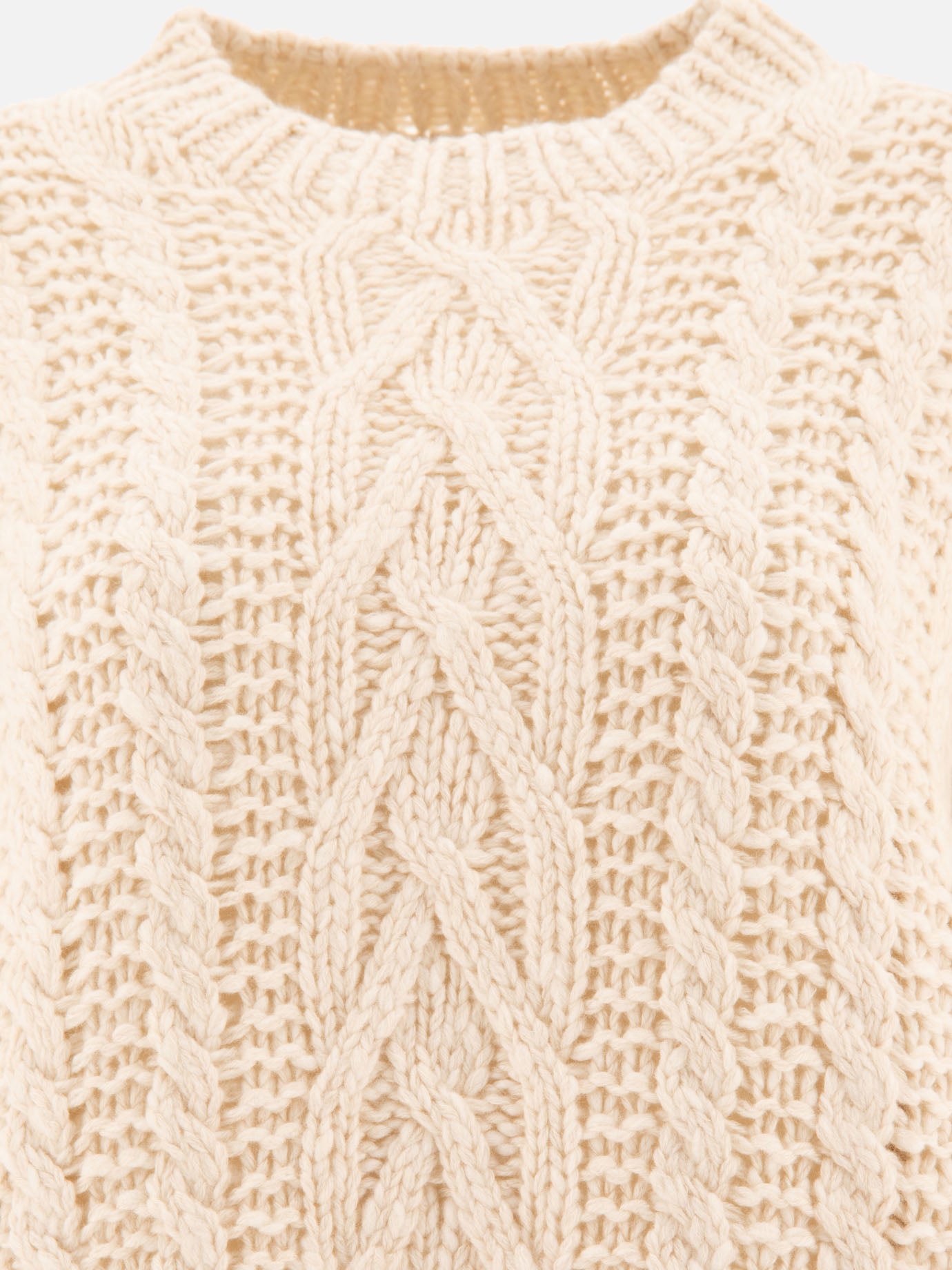 Brunello Cucinelli Cable-knit sweater Beige