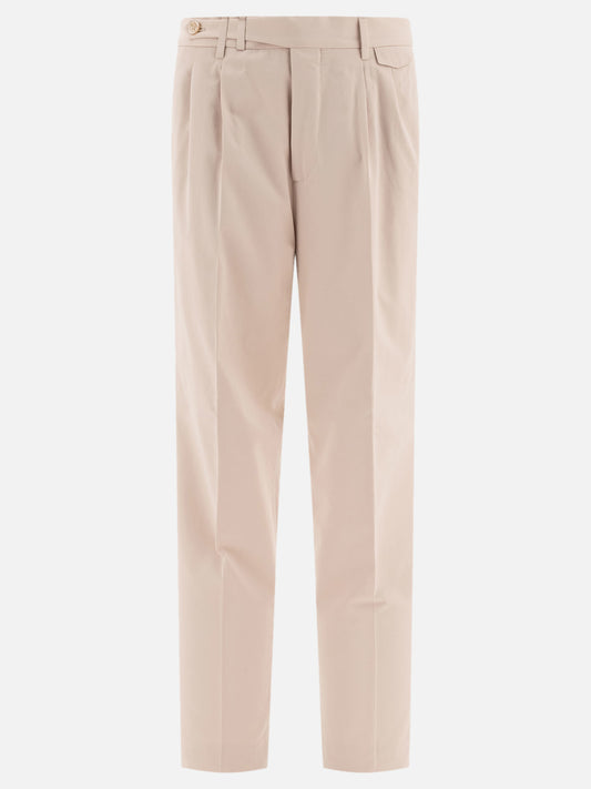 Tailored trousers with pleats