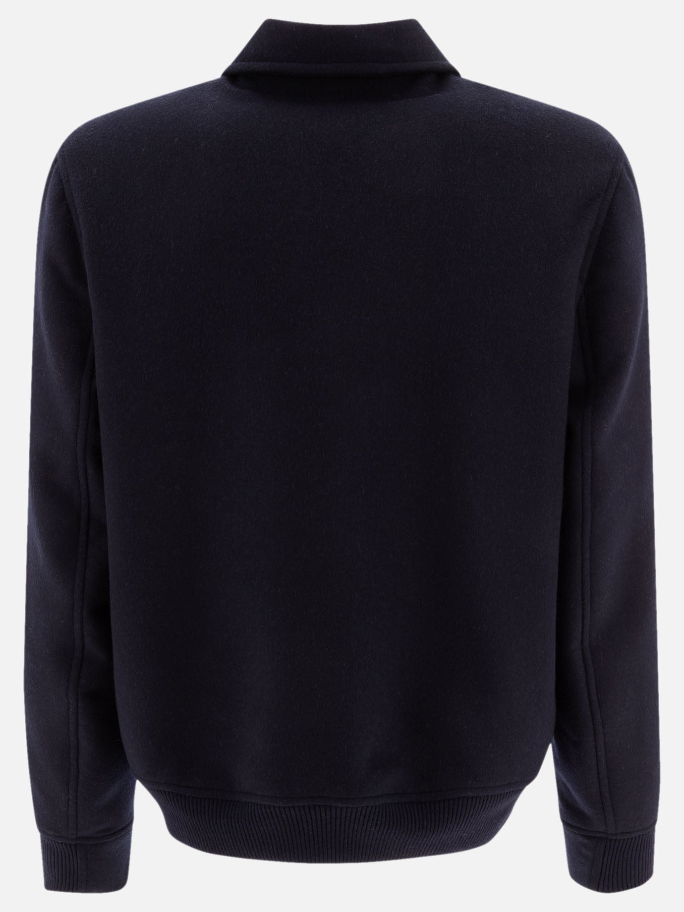 Bomber jackets Solid colour  Blue - Brunello Cucinelli Men | PDP | VIETTI Online Store | Zoom-Modal_2
