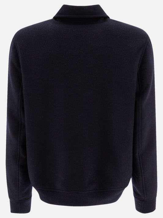 Bomber jackets Solid colour  Blue - Brunello Cucinelli Men | PLP | VIETTI Online Store | 2
