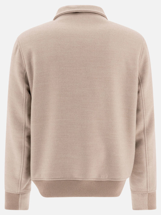 Bomber jackets Solid colour  Beige - Brunello Cucinelli Men | PLP | VIETTI Online Store | 2
