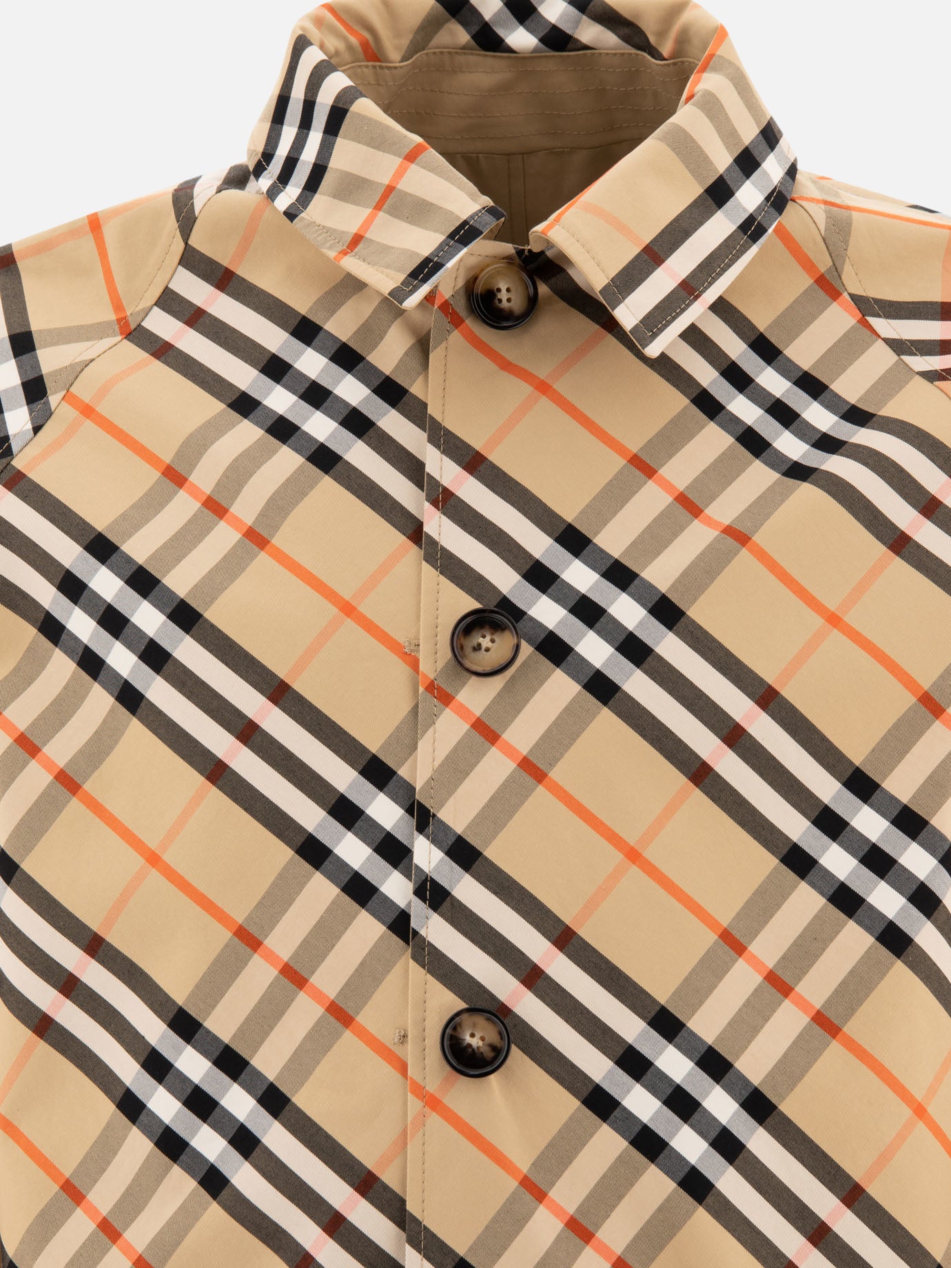 Raincoats & Trench coats Solid colour  Beige - Burberry Men | PDP | VIETTI Online Store | thumbnail_6