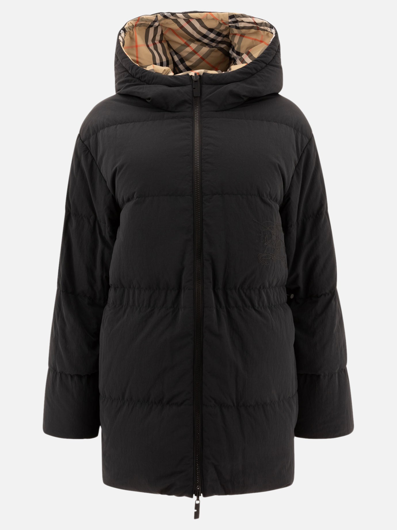 Down jackets Check  Beige - Burberry Women | PDP | VIETTI Online Store | Zoom-Modal_2
