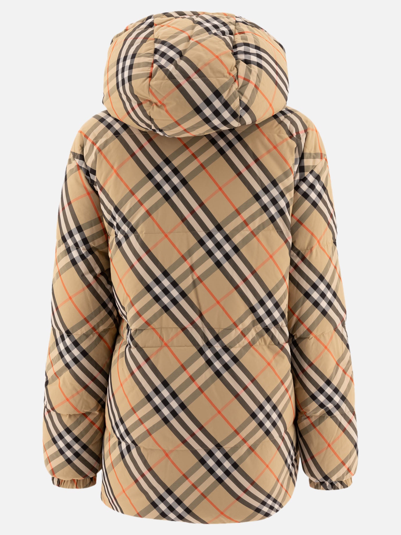 Down jackets Check  Beige - Burberry Women | PDP | VIETTI Online Store | thumbnail_3