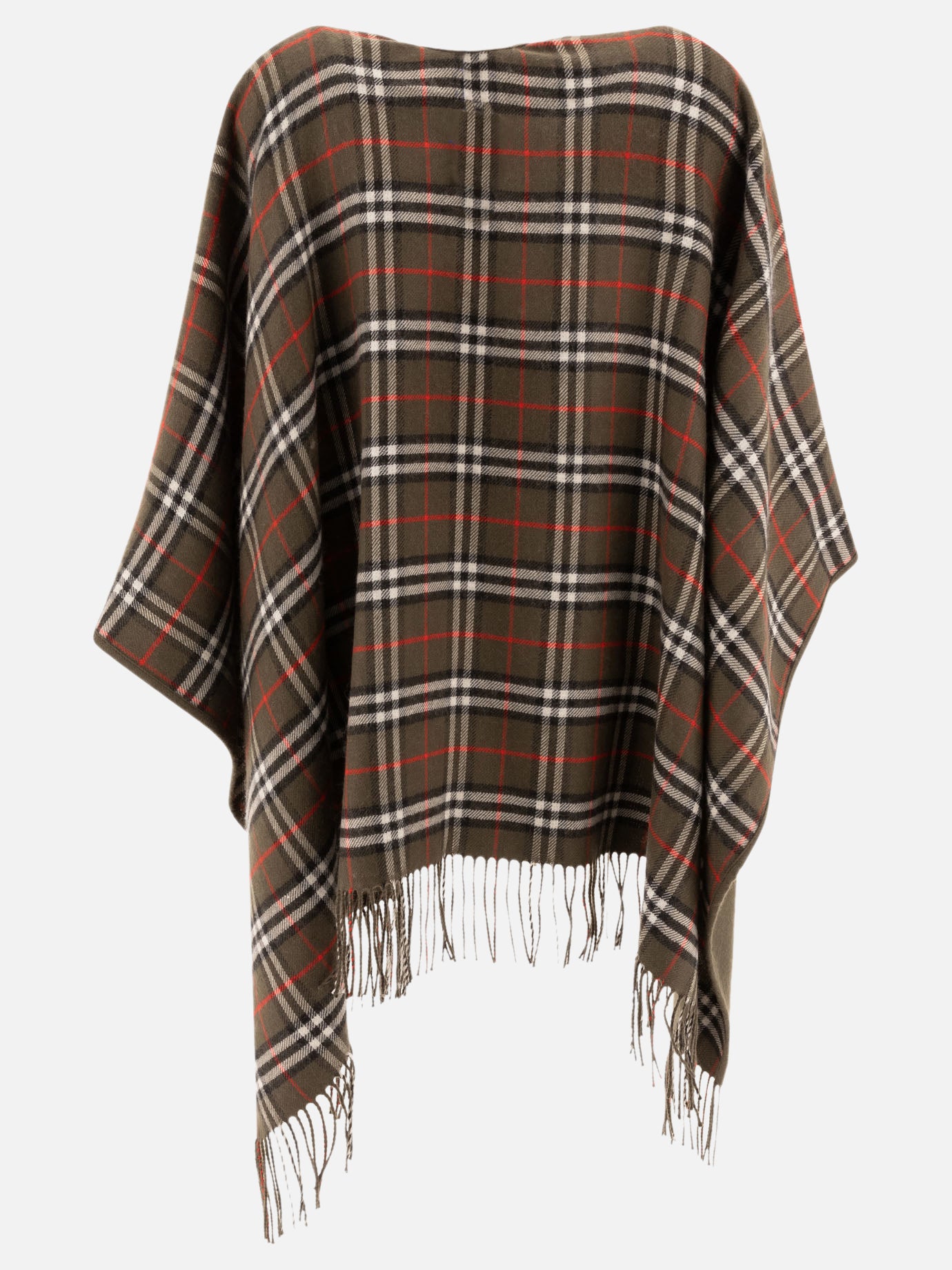 Capes 100% merino wool  Green - Burberry Women | PDP | VIETTI Online Store | Zoom-Modal_4
