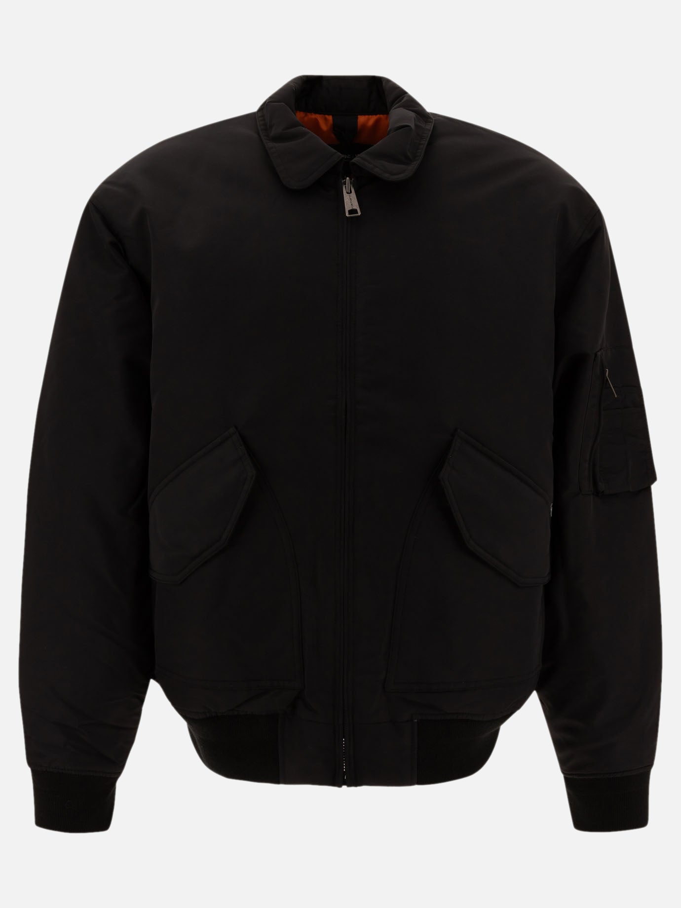 Bomber jackets Solid colour  Black - Carhartt WIP Men | PDP | VIETTI Online Store | thumbnail