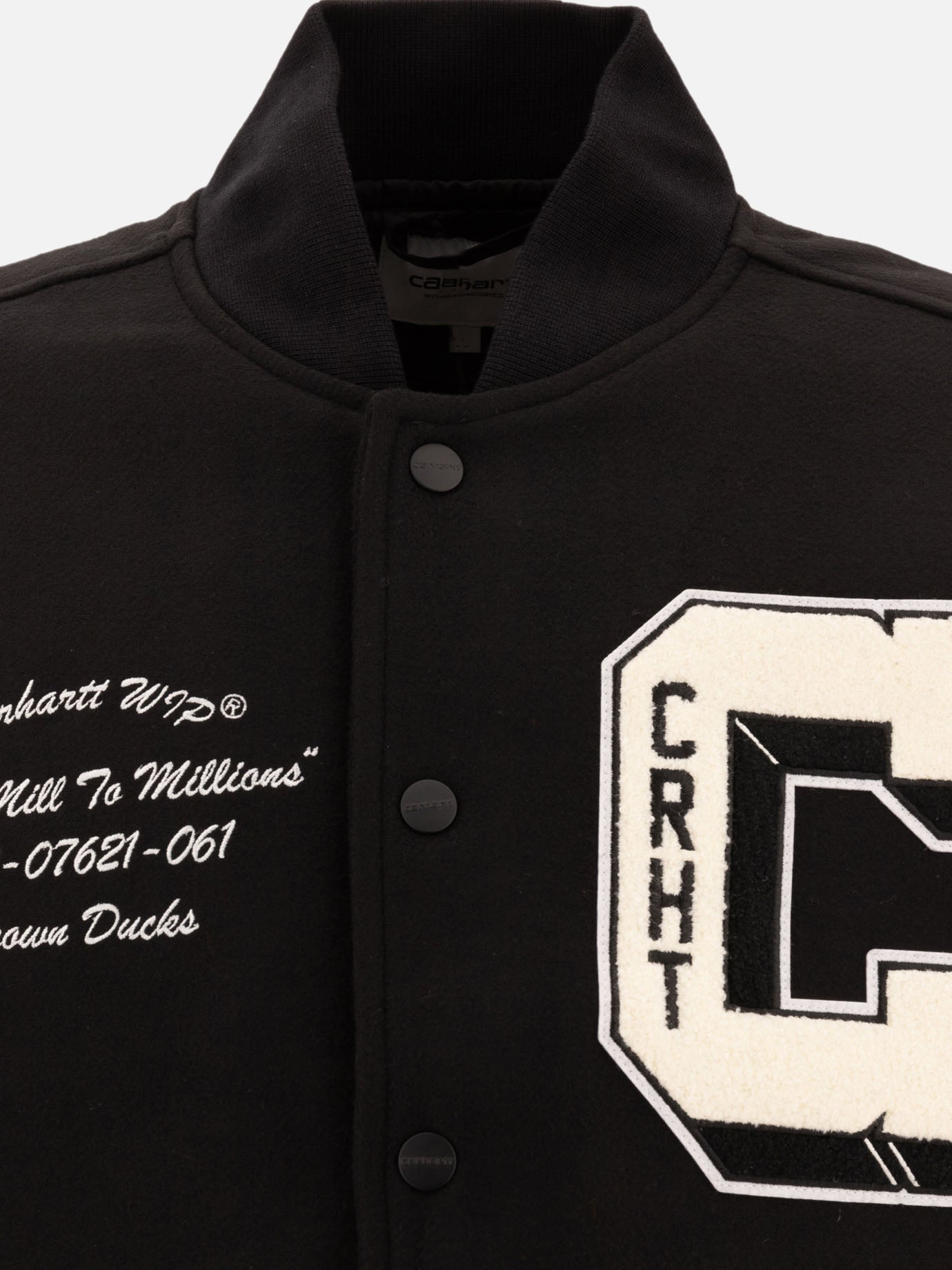 Bomber jackets Solid colour  Black - Carhartt WIP Men | PDP | VIETTI Online Store | thumbnail_3