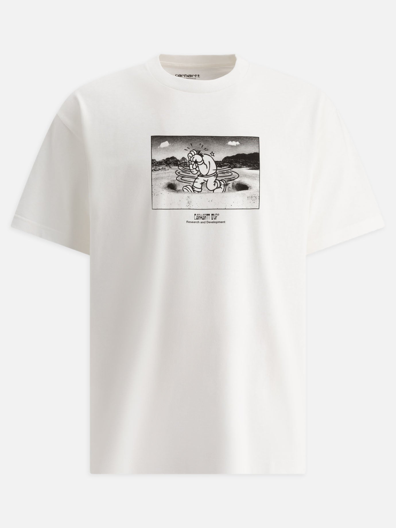 Carhartt WIP T-shirt &quot;Think Tank&quot; 18920728_L White thumbnail_1