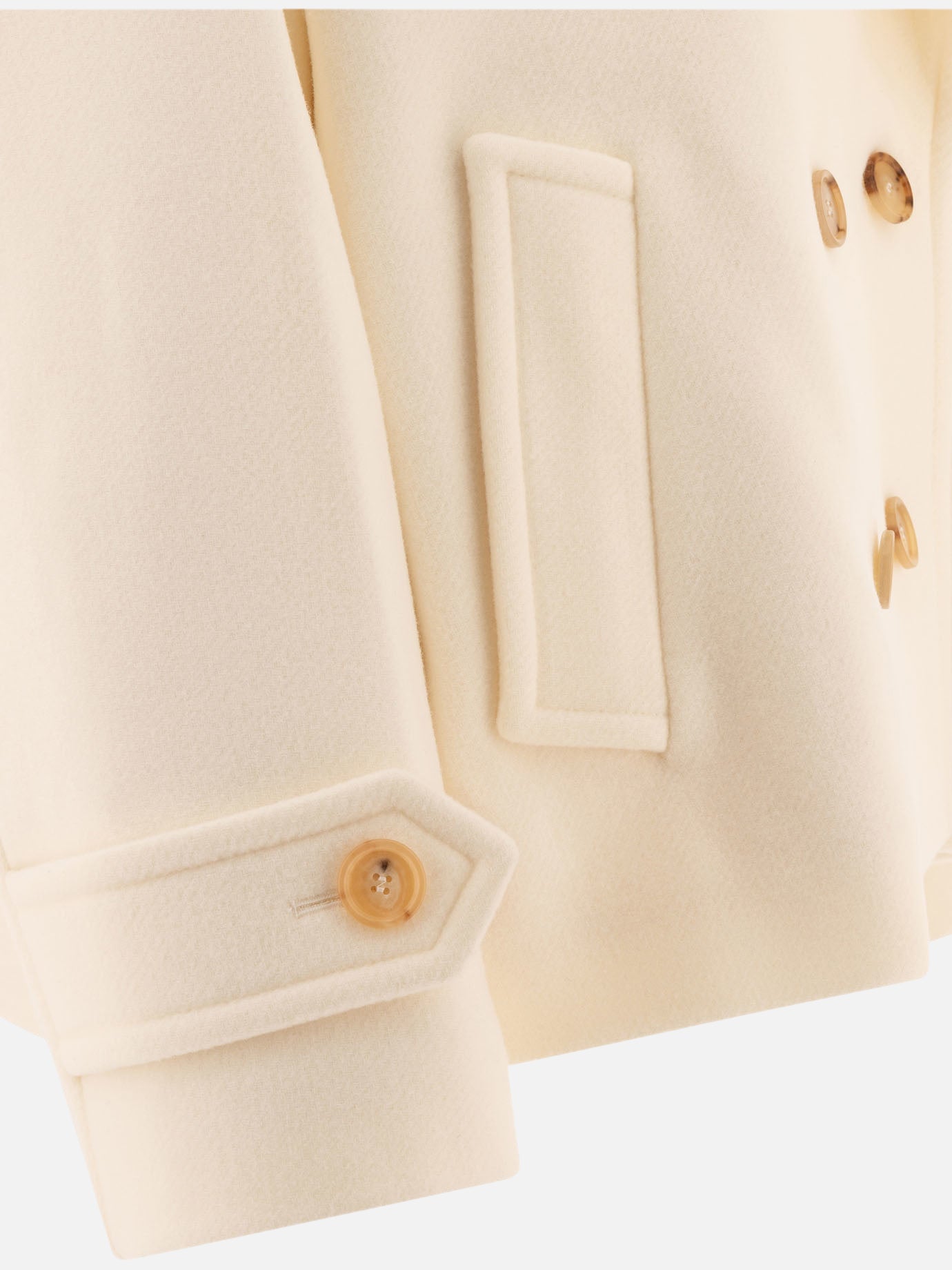 Short coats Solid colour  White - Chloé Women | PDP | VIETTI Online Store | thumbnail_4