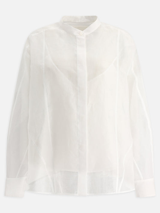Casual shirts Solid colour  White - Jil Sander Women | PDP | VIETTI Online Store 
