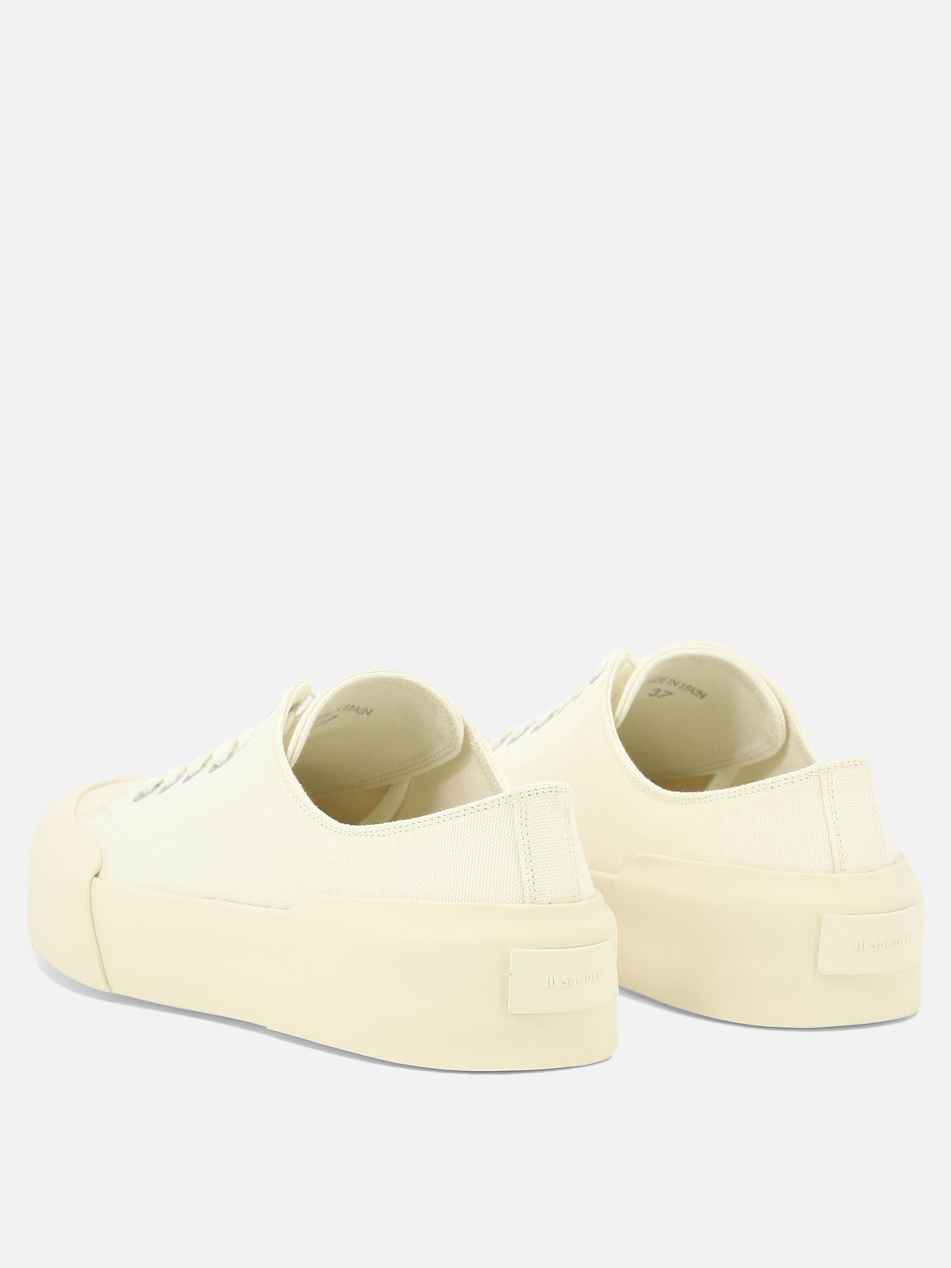 Low top sneakers 100% cotton - 100% rubber  White - Jil Sander Women | PDP | VIETTI Online Store | Zoom-Modal_4
