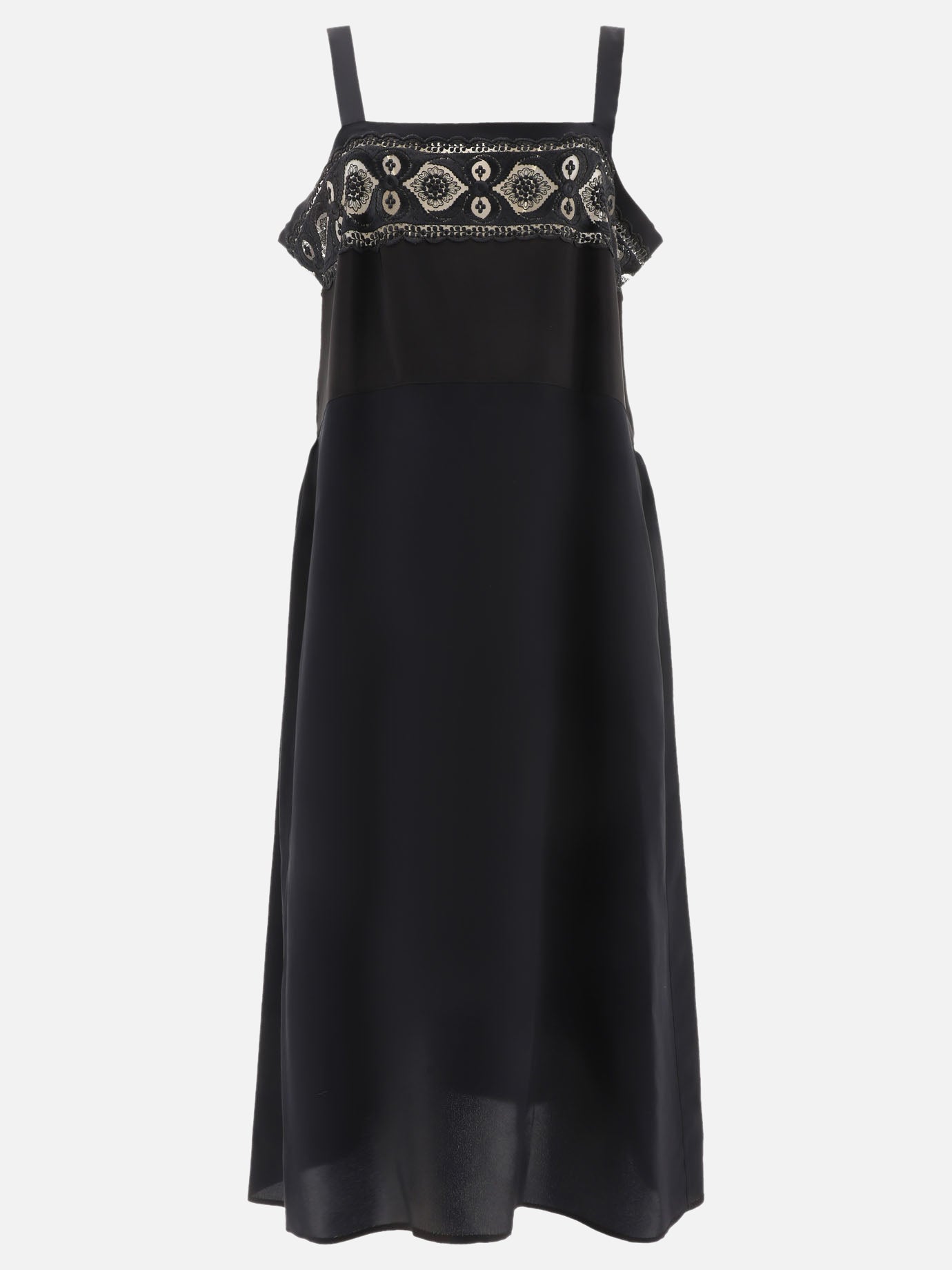 Abiti midi Embroidered  Nero - Maison Margiela Donna | PDP | VIETTI Online Store | Zoom-Modal
