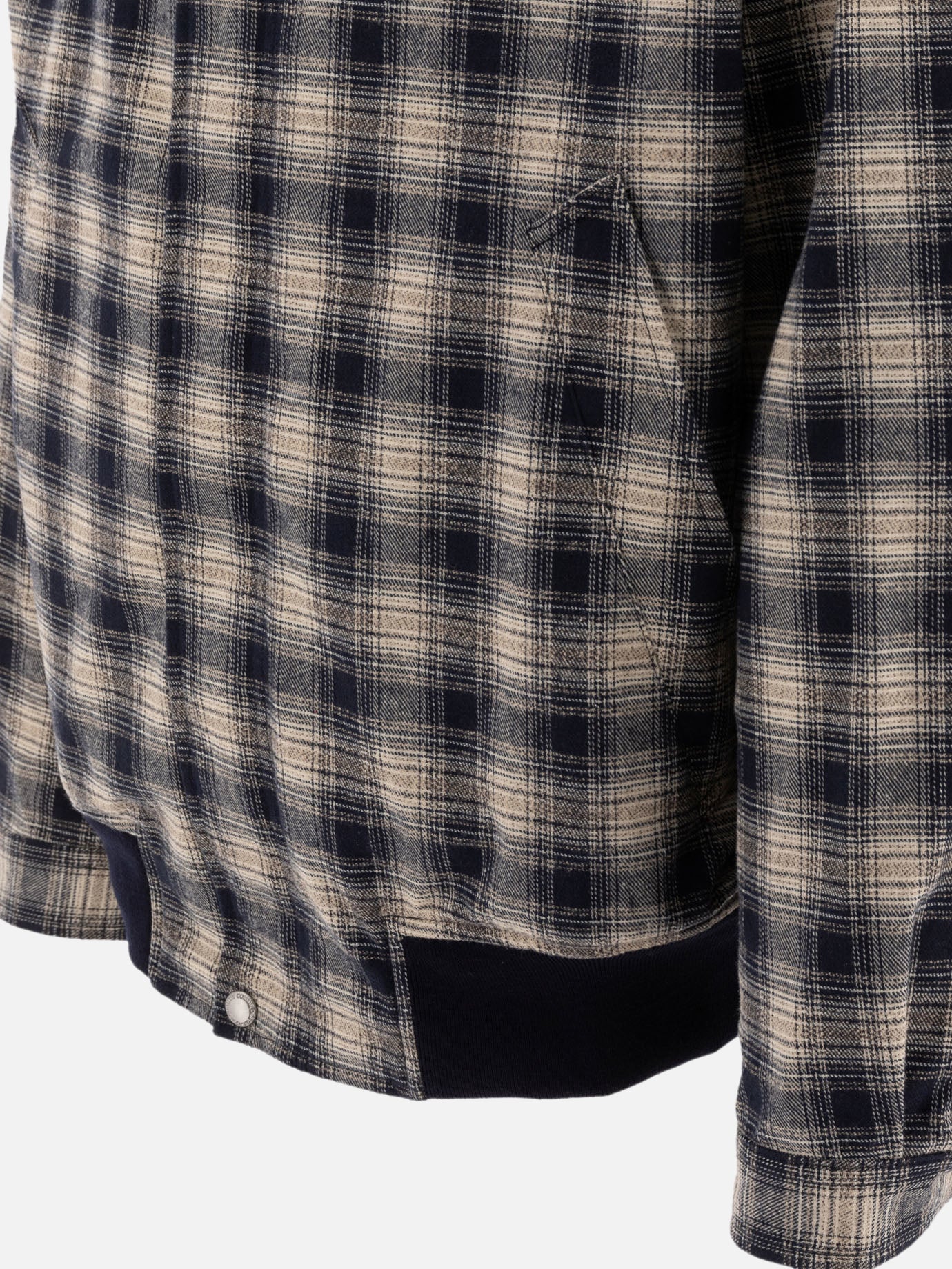 Bomber jackets Check  Blue - Comme Des Garçons Homme Men | PDP | VIETTI Online Store | Zoom-Modal_4
