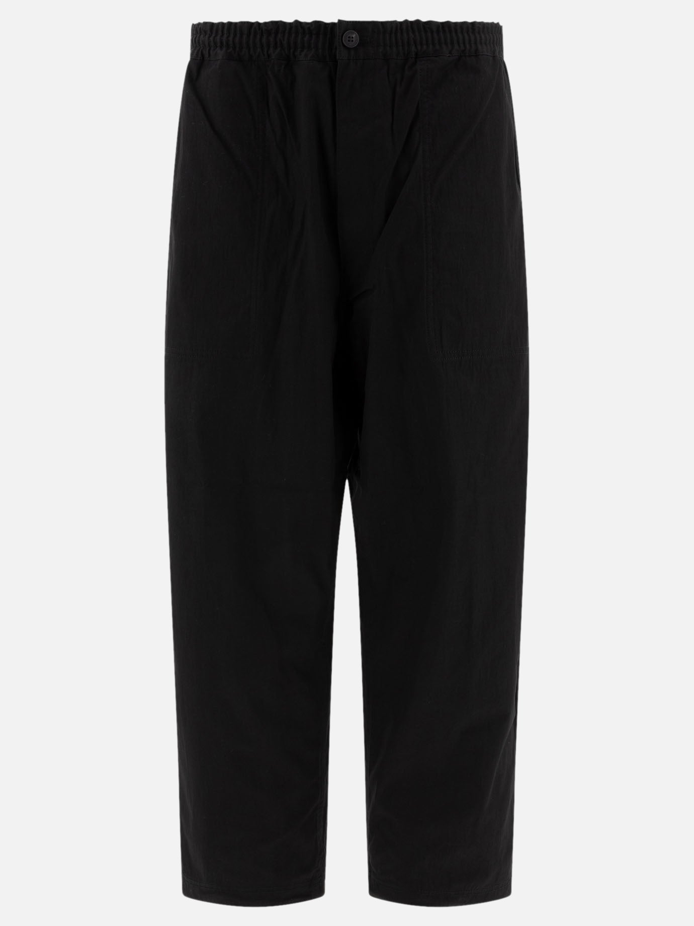 Comme Des Garçons Homme Trousers with drawstring Black