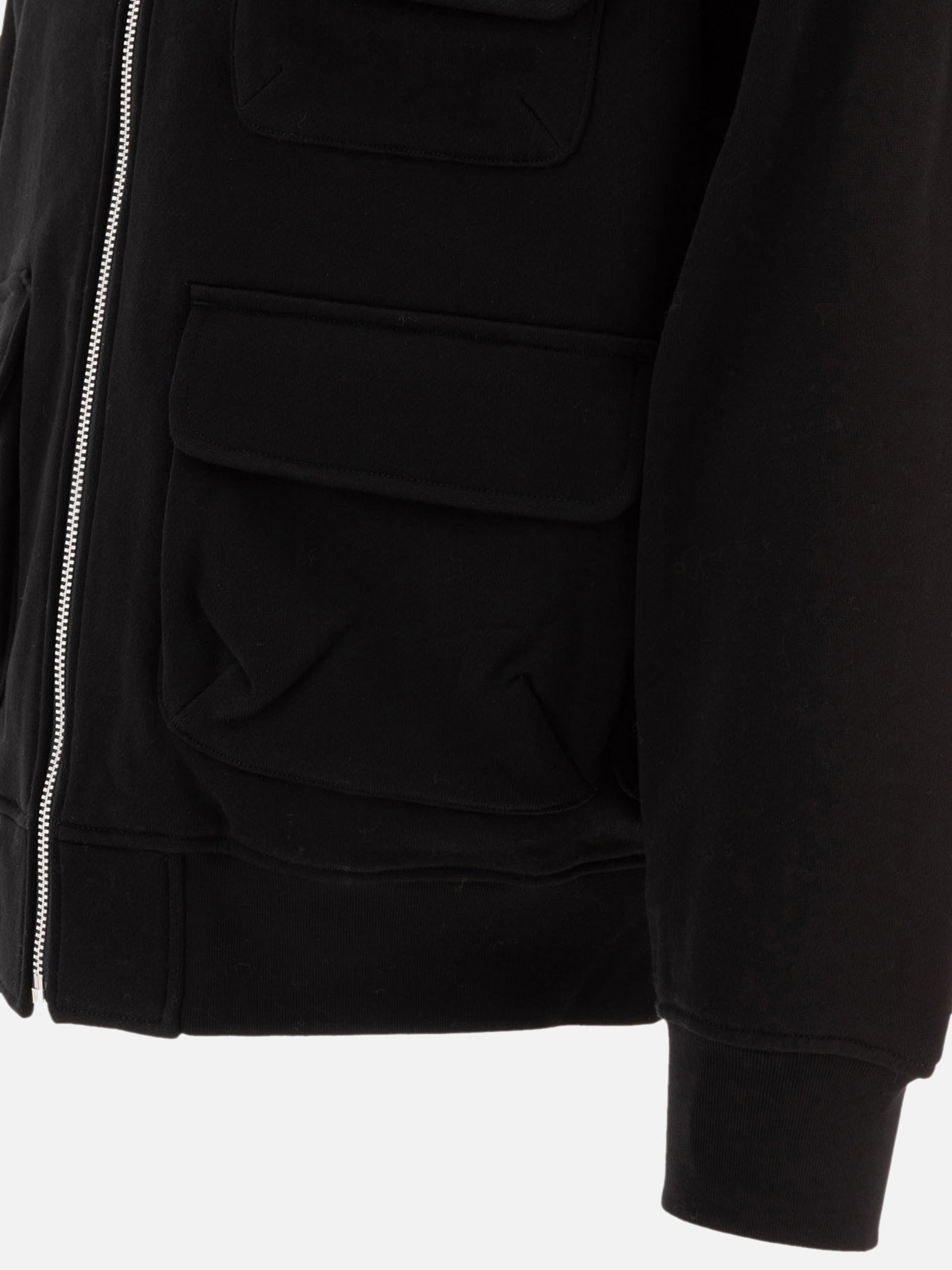 Comme Des Garçons Homme Multi-pocket bomber jacket Black