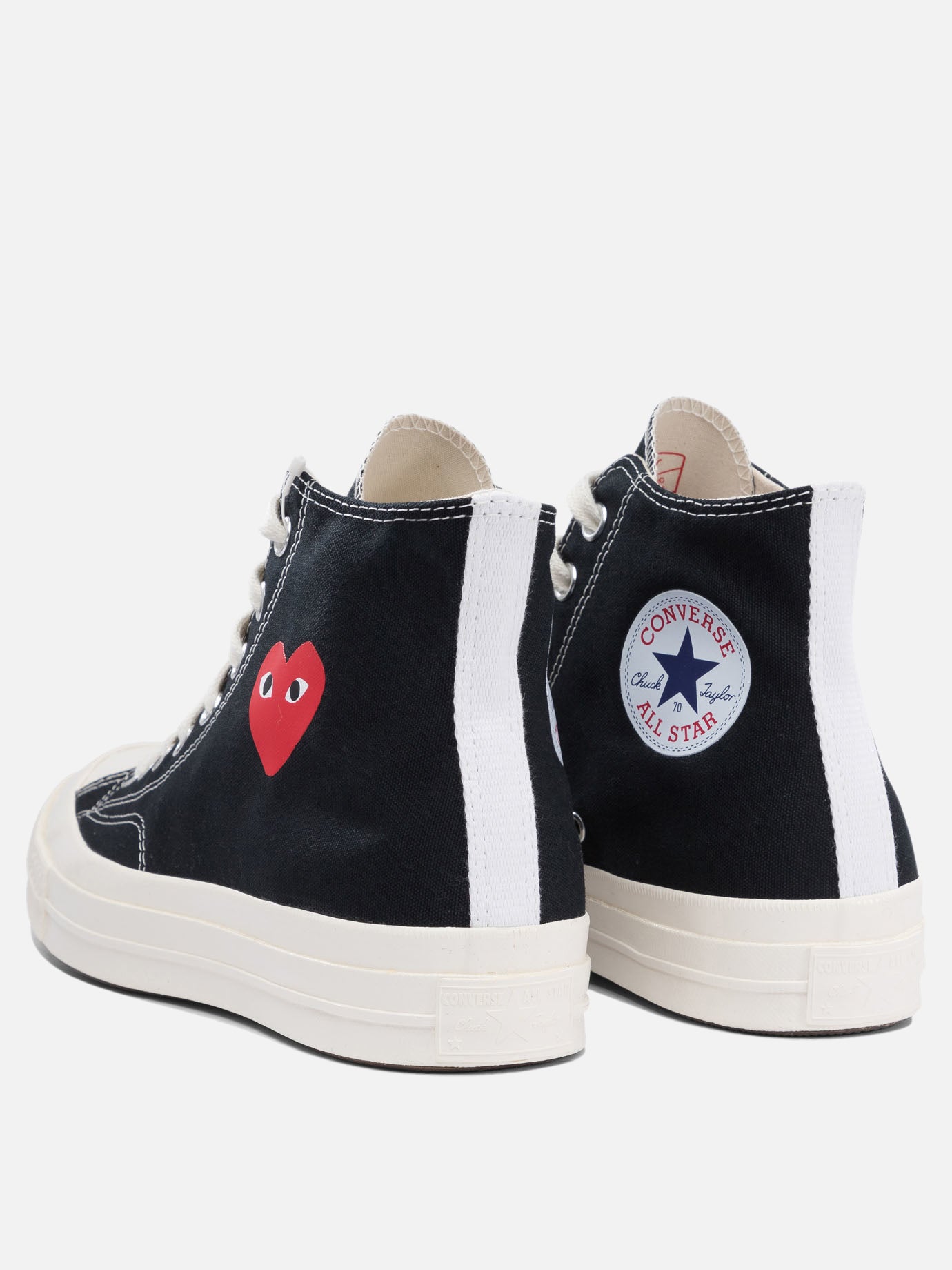 High top sneakers 100% cotton - 100% rubber  Black - Comme Des Garçons Play Men | PDP | VIETTI Online Store | thumbnail_4
