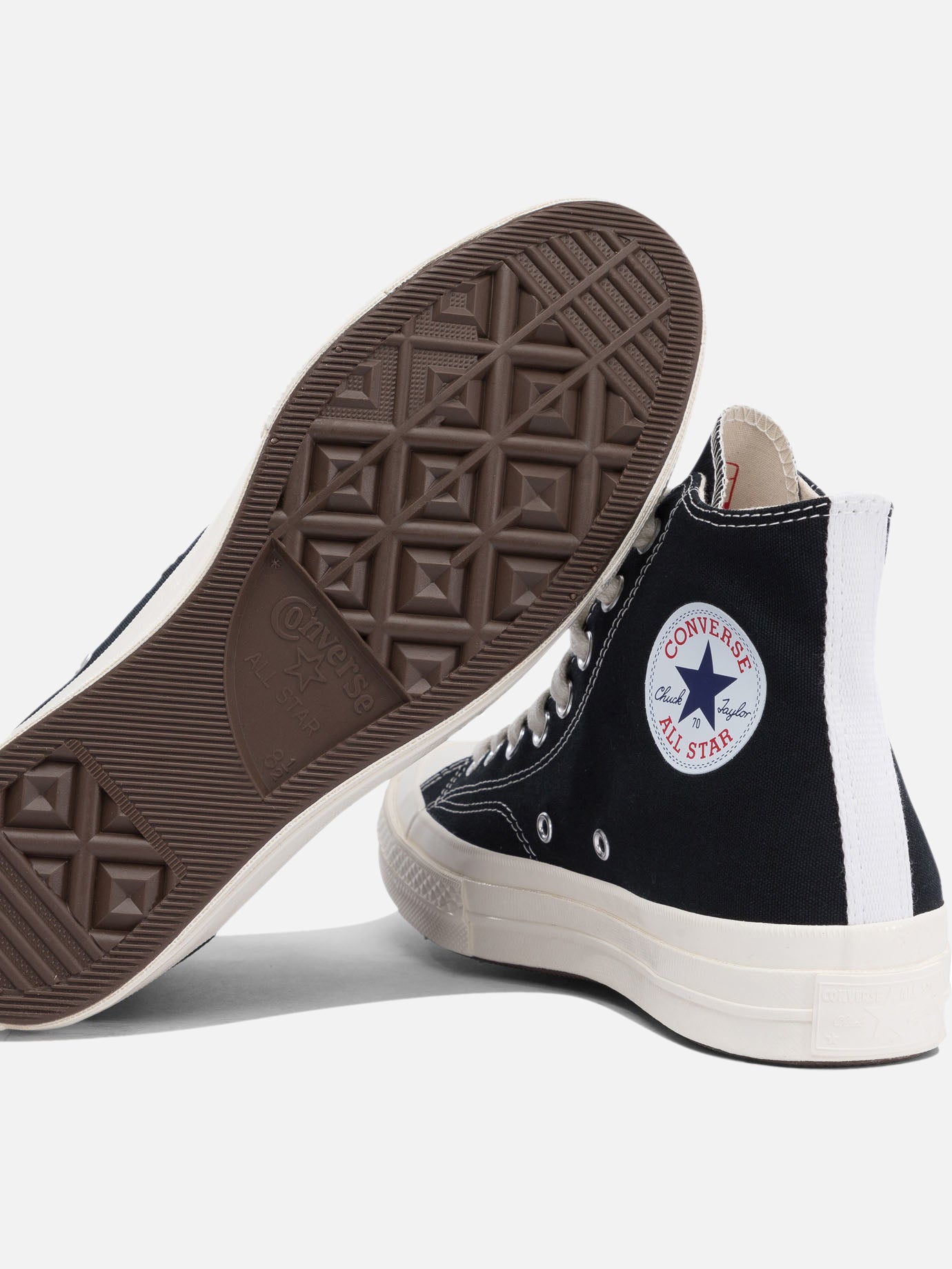 High top sneakers 100% cotton - 100% rubber  Black - Comme Des Garçons Play Men | PDP | VIETTI Online Store | Zoom-Modal_5
