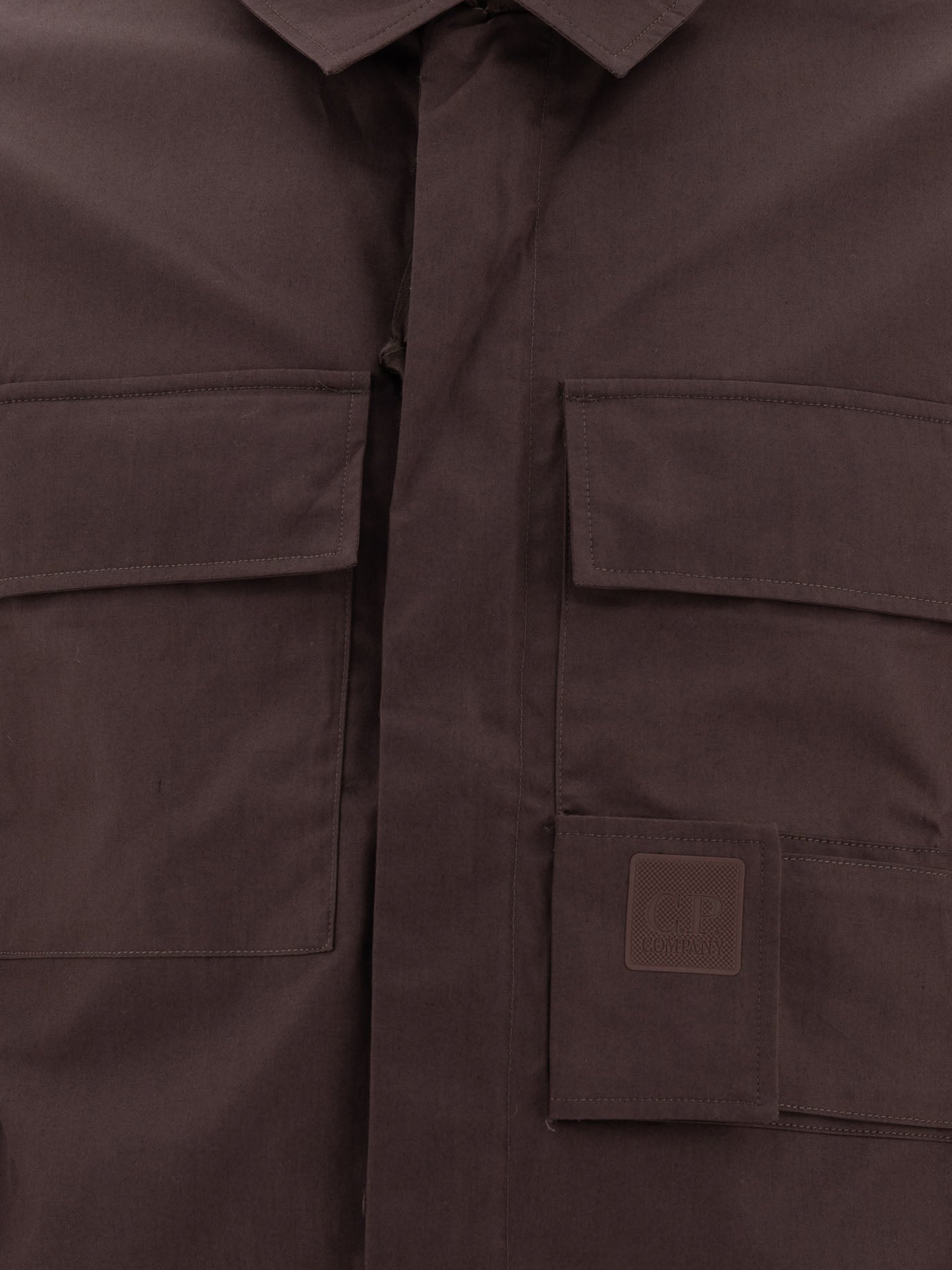 Overshirt in gabardine "The Metropolis Serie Utility"