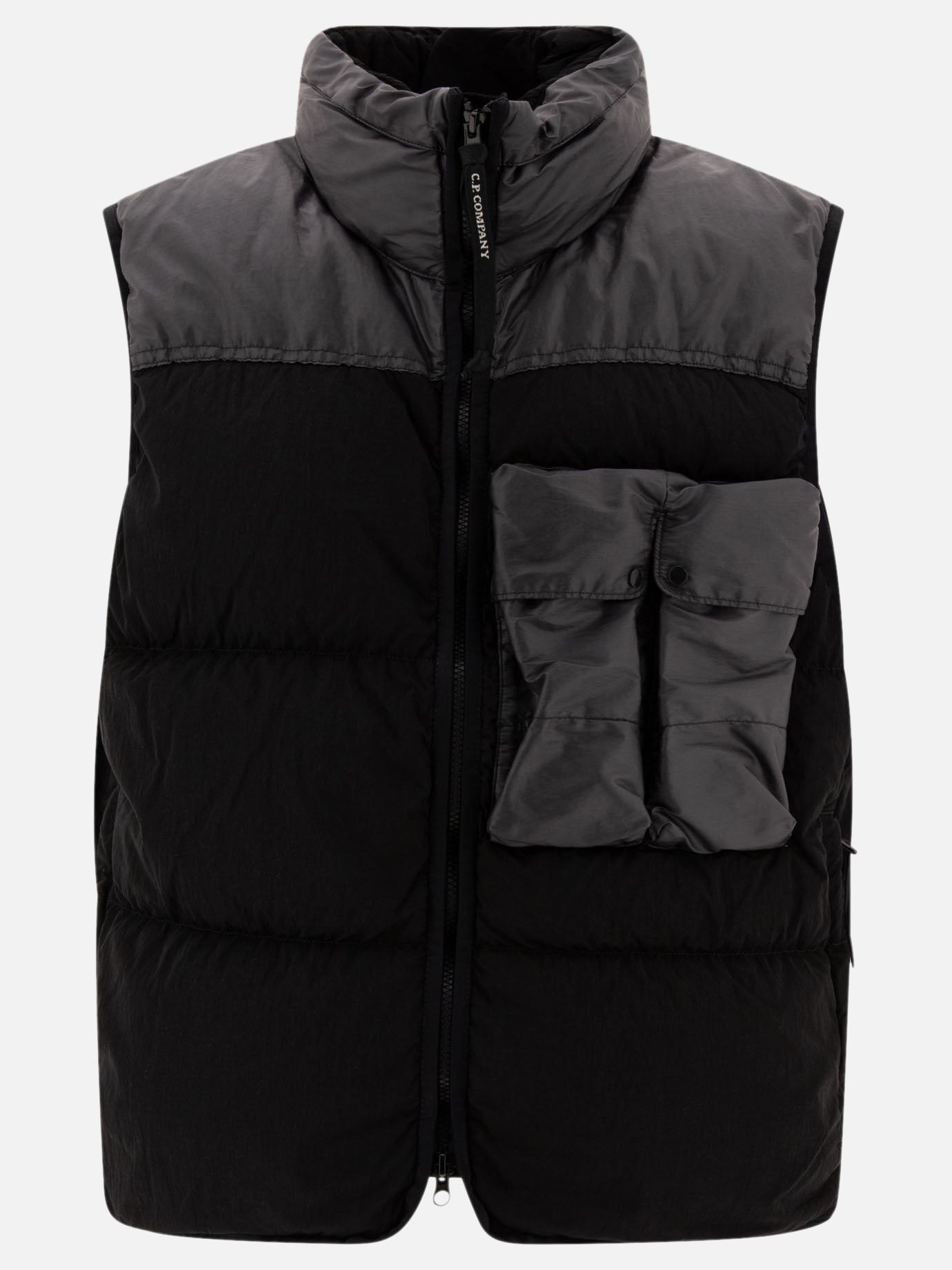 Vest jackets Solid colour  Black - C.P. Company Men | PDP | VIETTI Online Store | thumbnail