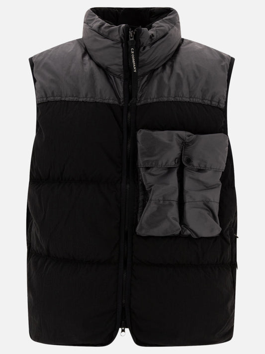 Vest jackets Solid colour  Black - C.P. Company Men | PLP | VIETTI Online Store 
