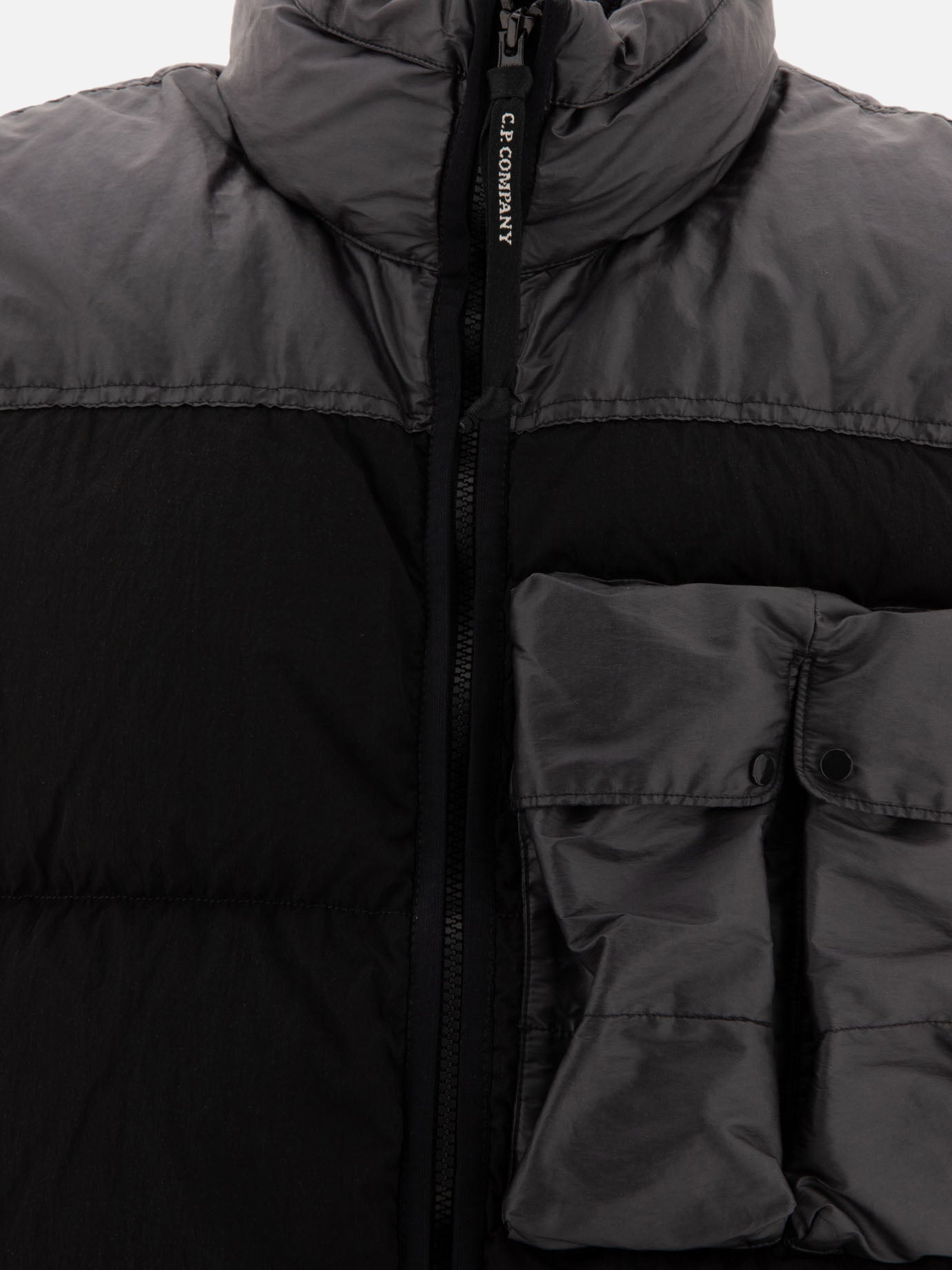 Vest jackets Solid colour  Black - C.P. Company Men | PDP | VIETTI Online Store | thumbnail_3