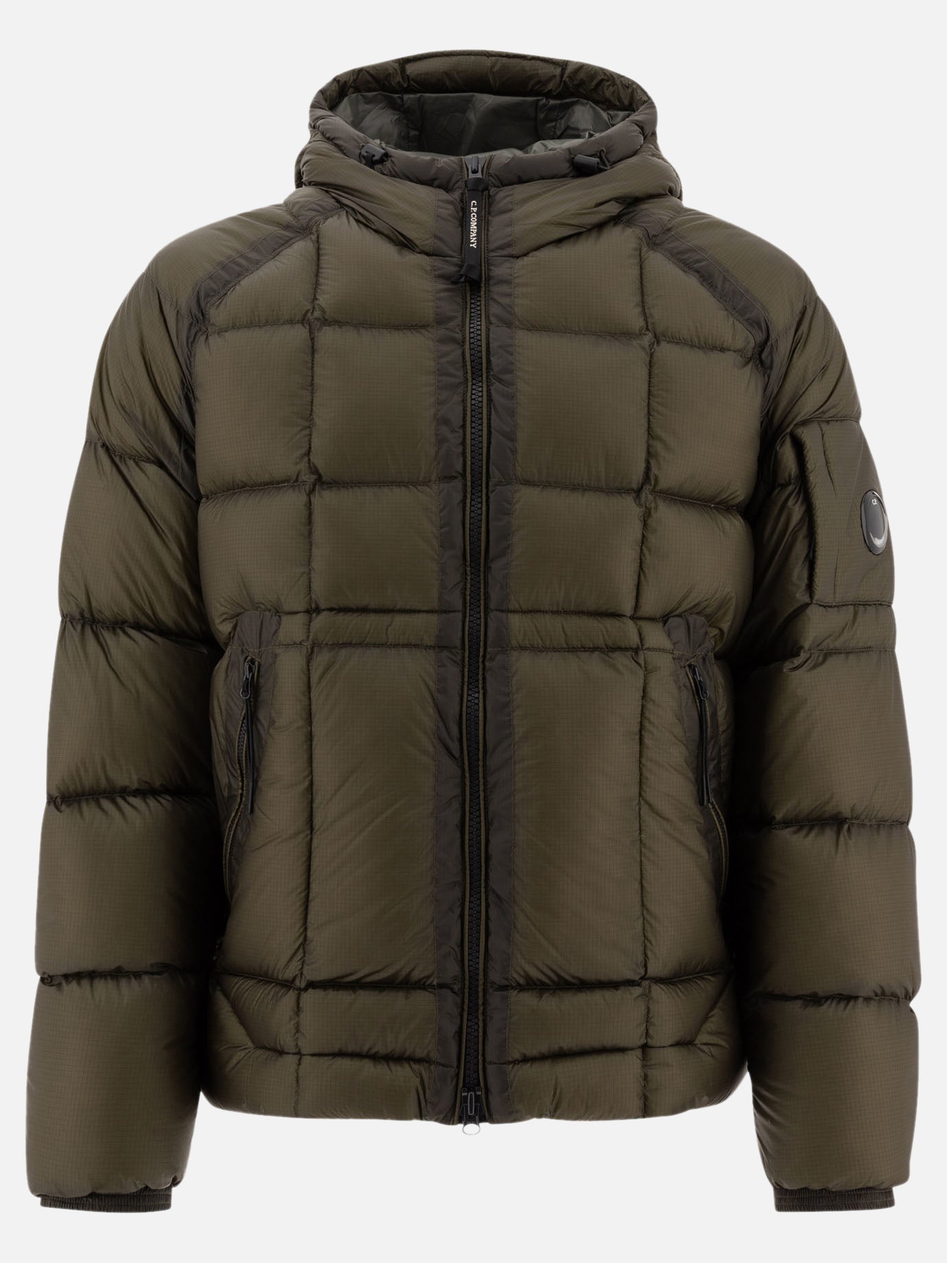 Down jackets Solid colour  Green - C.P. Company Men | PDP | VIETTI Online Store | thumbnail