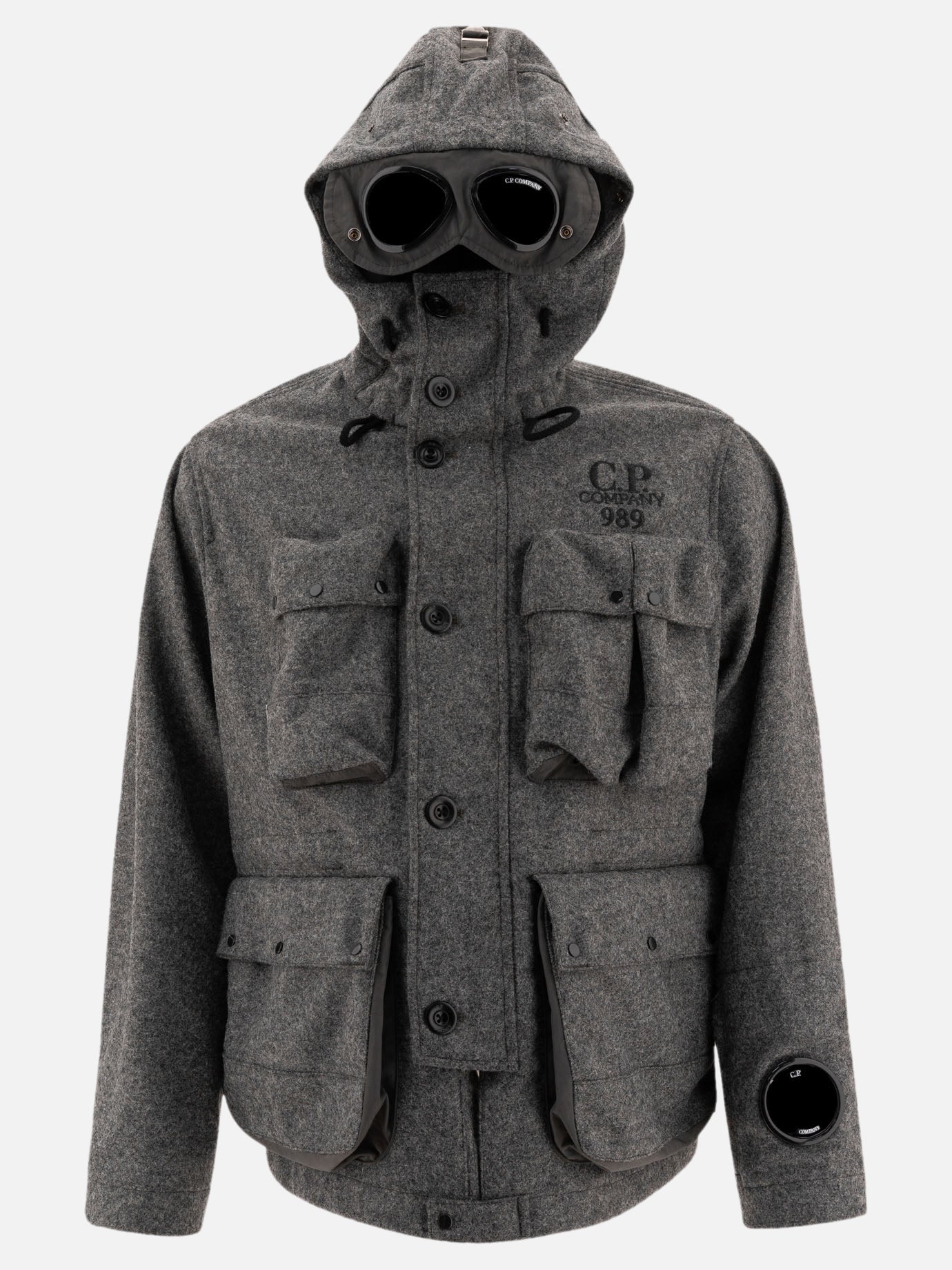 Short coats Solid colour  Grey - C.P. Company Men | PDP | VIETTI Online Store | Zoom-Modal

