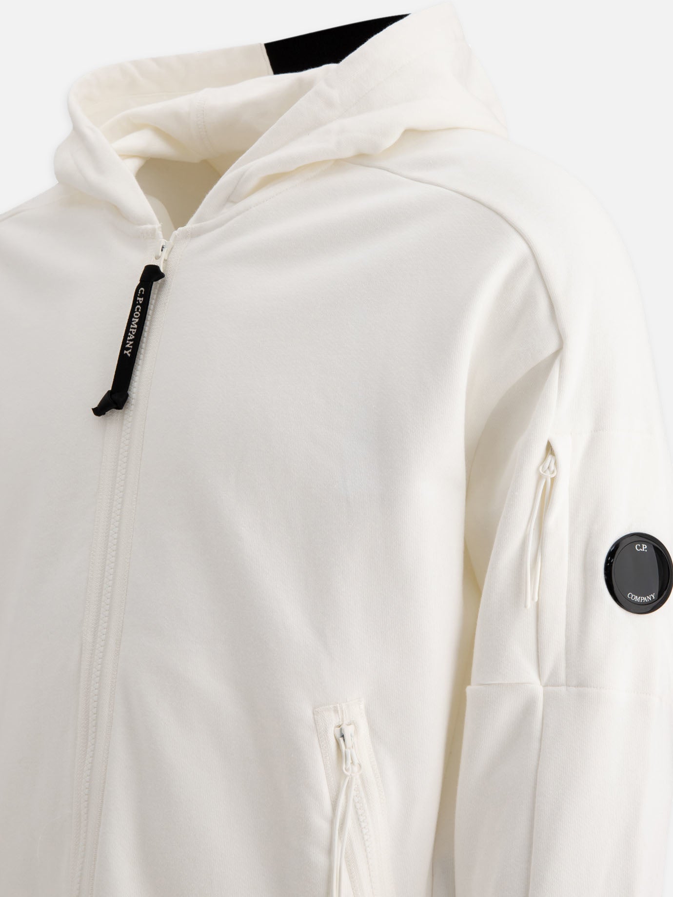 Full zip sweatshirts Solid colour  White - C.P. Company Men | PDP | VIETTI Online Store | thumbnail_4