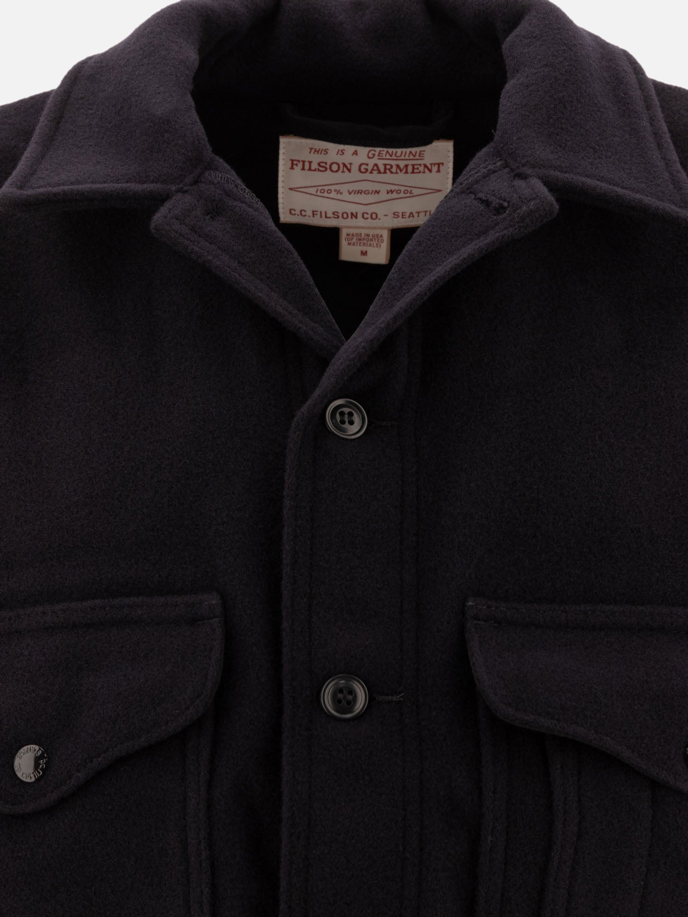 Filson "Mackinaw" wool coat Blue