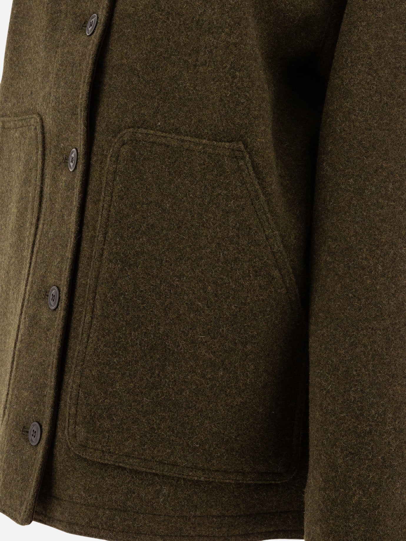 Short coats Solid colour  Green - Filson Women | PDP | VIETTI Online Store | Zoom-Modal_4
