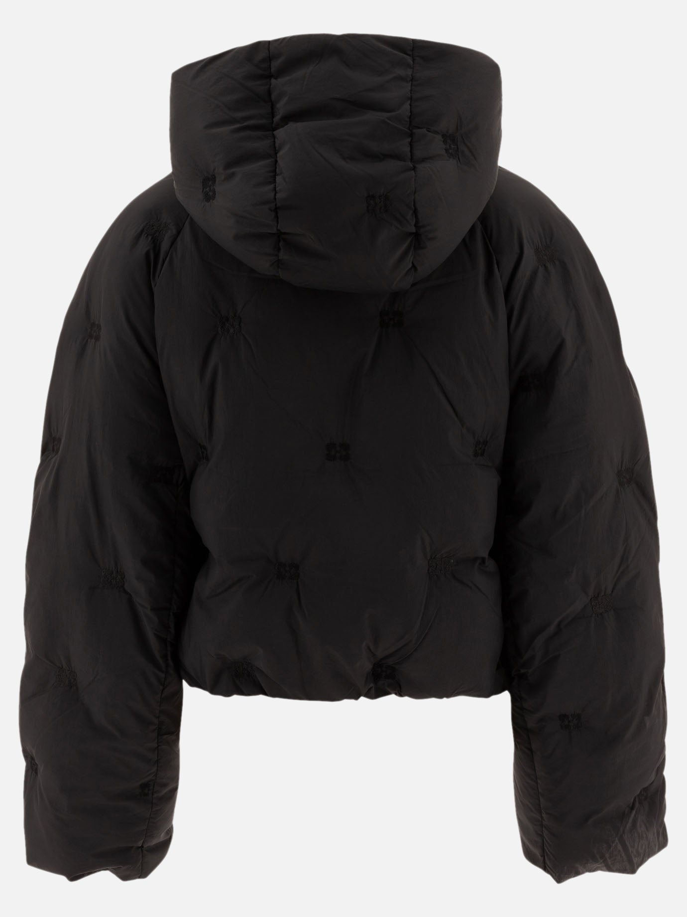 Down jackets Solid colour  Black - Ganni Women | PDP | VIETTI Online Store | thumbnail_2