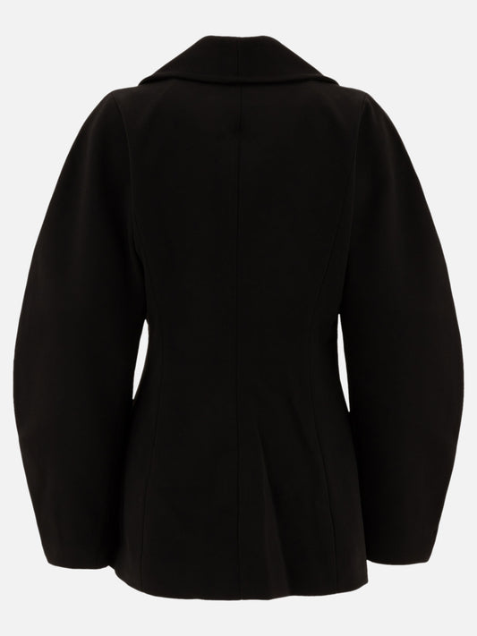 Blazers Solid colour  Black - Ganni Women | PLP | VIETTI Online Store | 2
