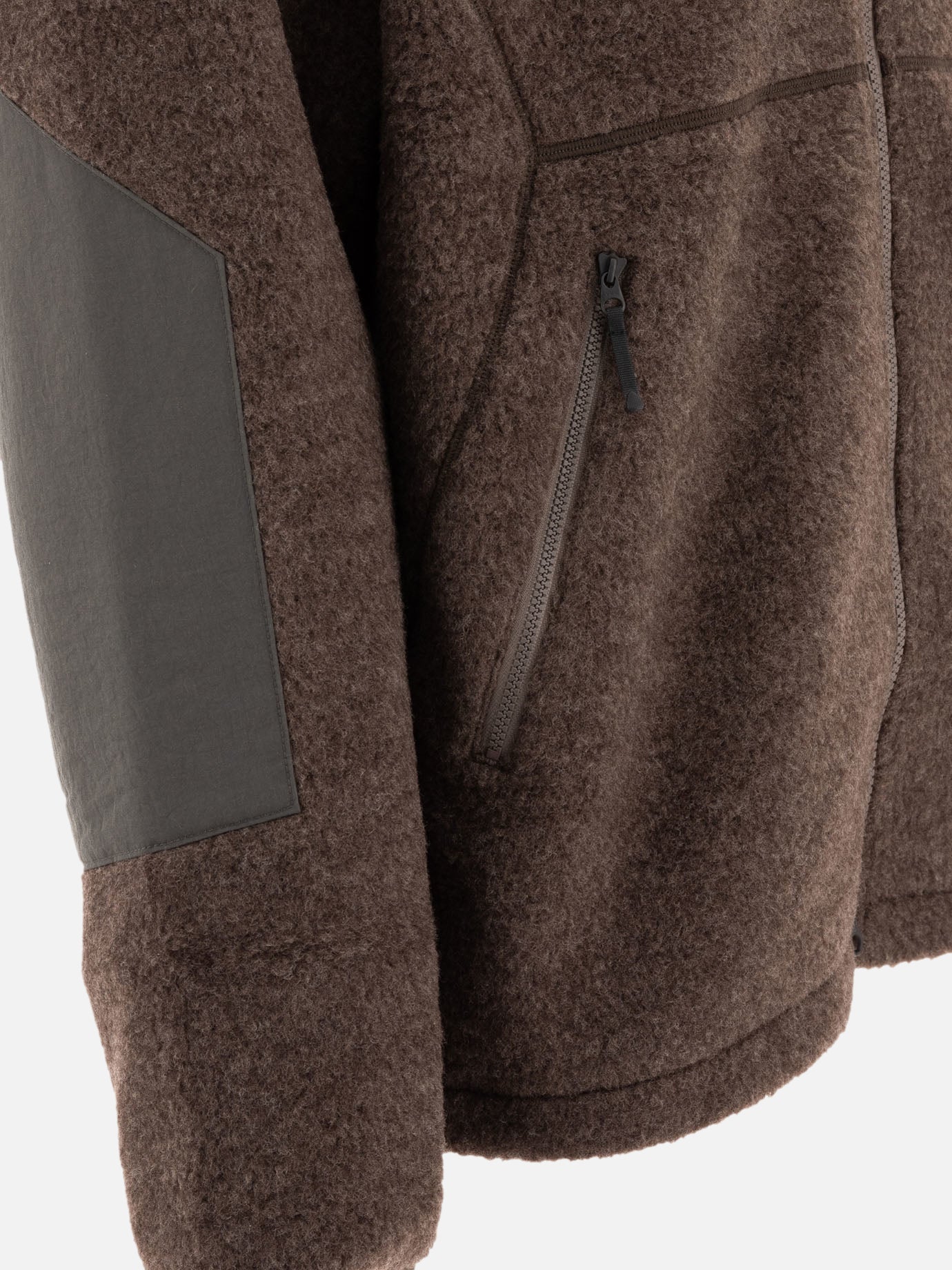 Fleece jackets Solid colour  Brown - Goldwin Men | PDP | VIETTI Online Store | Zoom-Modal_4

