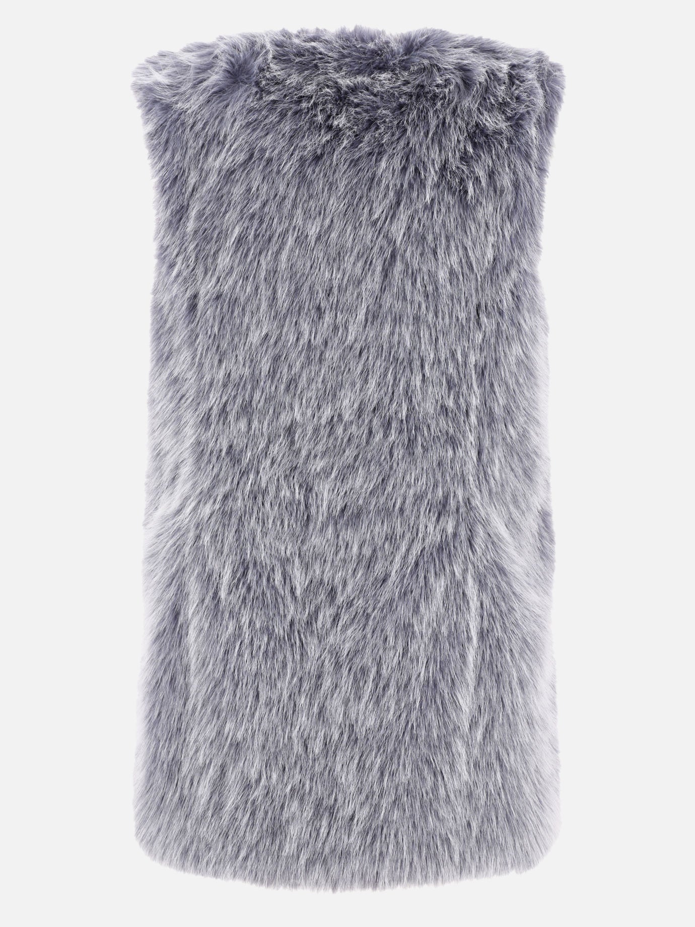 Herno Faux fur vest jacket Light blue